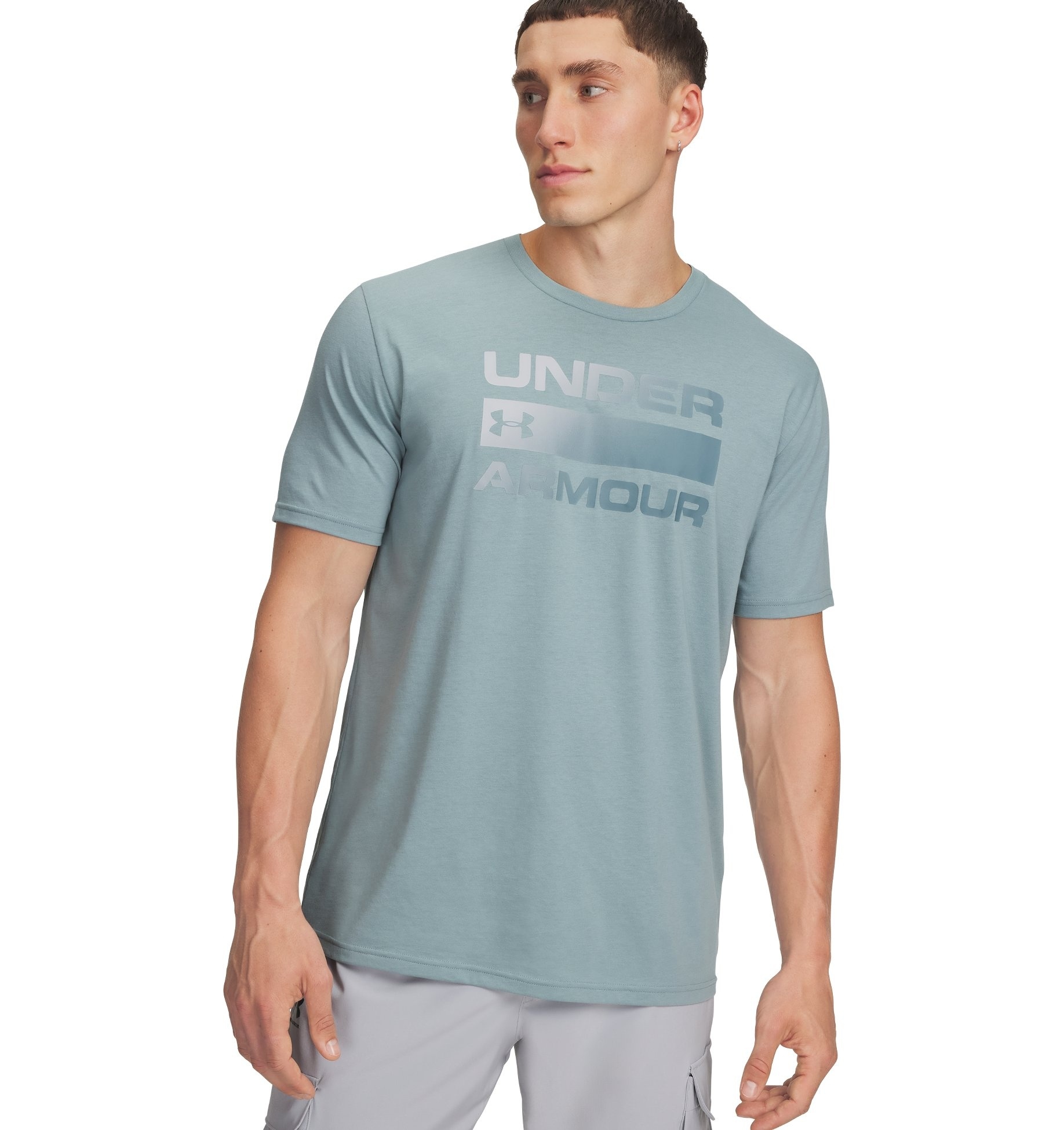 Under Armour® T-Shirt »UA TEAM ISSUE WORDMARK SS« leichtes Kurzarmdesign, Rundhalsausschnitt