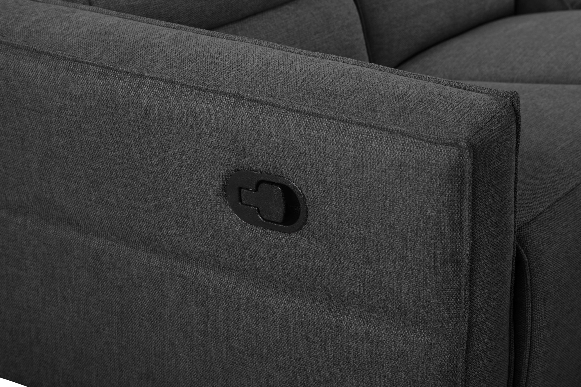 Places of Style 3-Sitzer »Carpari, 224cm, manuelle od. elektrische Relaxfunktion in 2 Sitzen«, mit USB-A/C, Kopfteilverstellung, Echtleder, Kunstleder, Webstoff