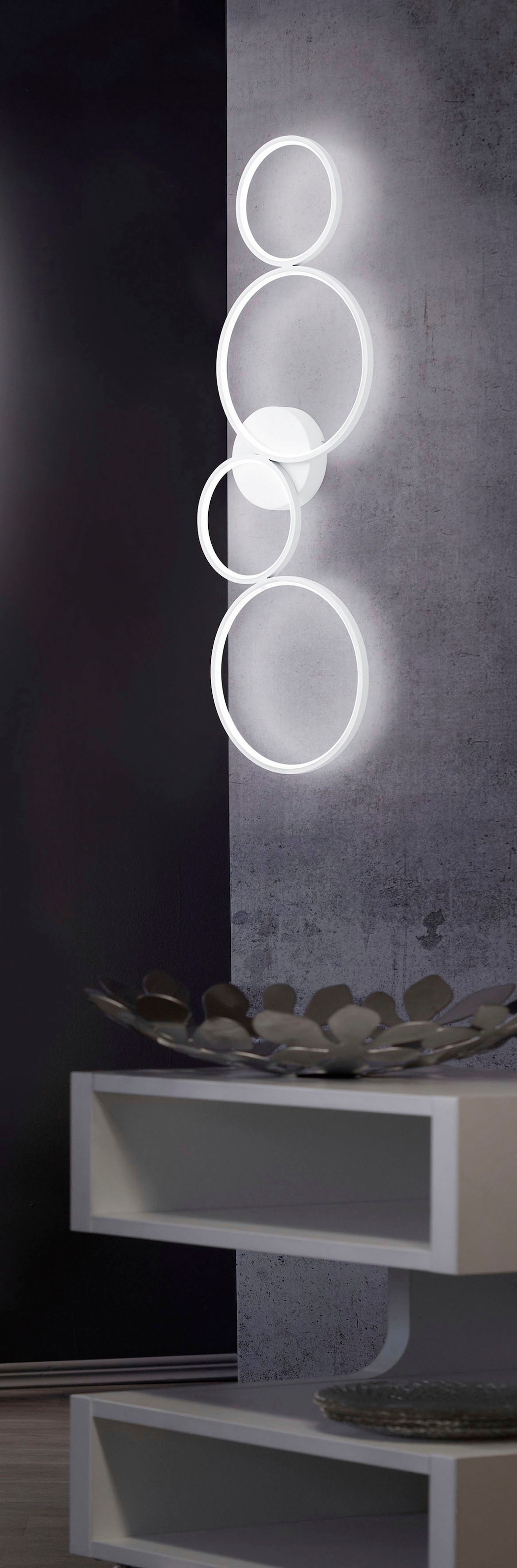 TRIO Leuchten LED Deckenleuchte »Rondo«, 4 flammig-flammig, dimmbar über  Wandschalter (100%/50%/25%), 3000K, 4800 Lumen auf Rechnung bestellen | Standleuchten