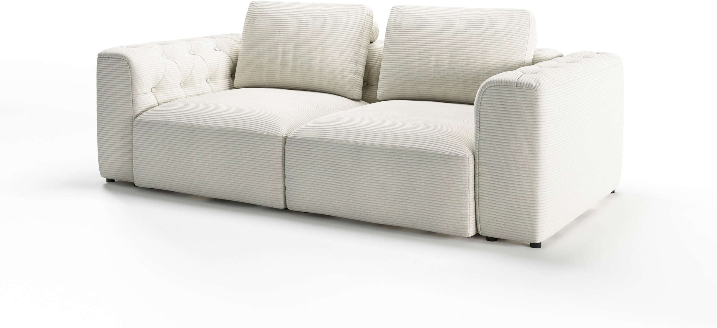 RAUM.ID 2-Sitzer »Cushid«, Modulsofa, bestehend aus 2 Teilen, Breite 218 cm