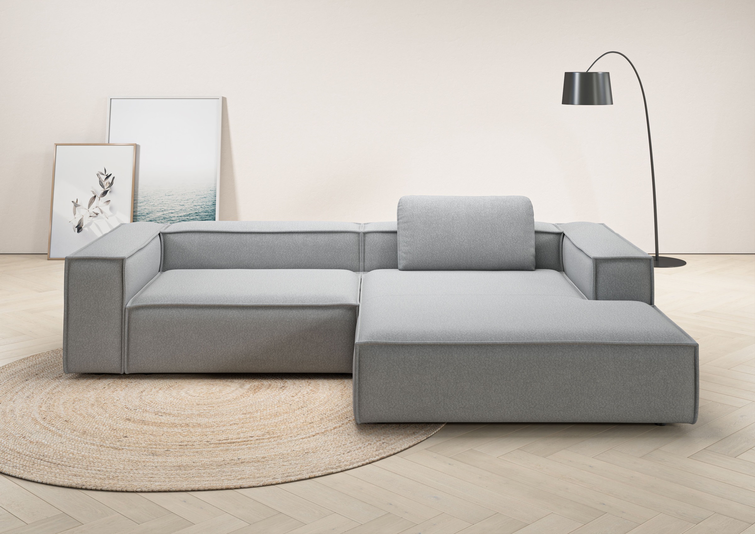 Home affaire Ecksofa »Watertown, modernes XXL L-Form, 306 cm breit« Großzüg günstig online kaufen