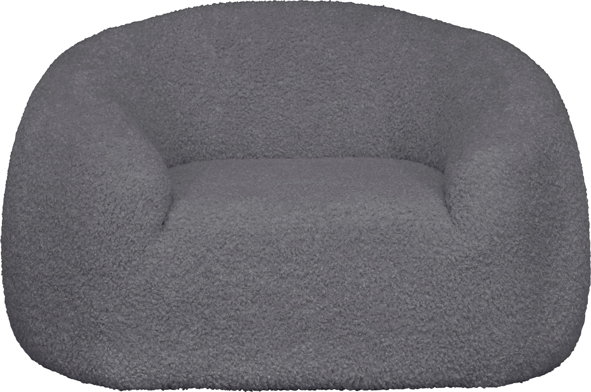 LeGer Home by Lena Gercke Sessel »YANI Relaxsessel, Loungesessel, Maße B/T/H: 127/96/76 cm«, organische Form, mit Wellenunterfederung, auch in Bouclé