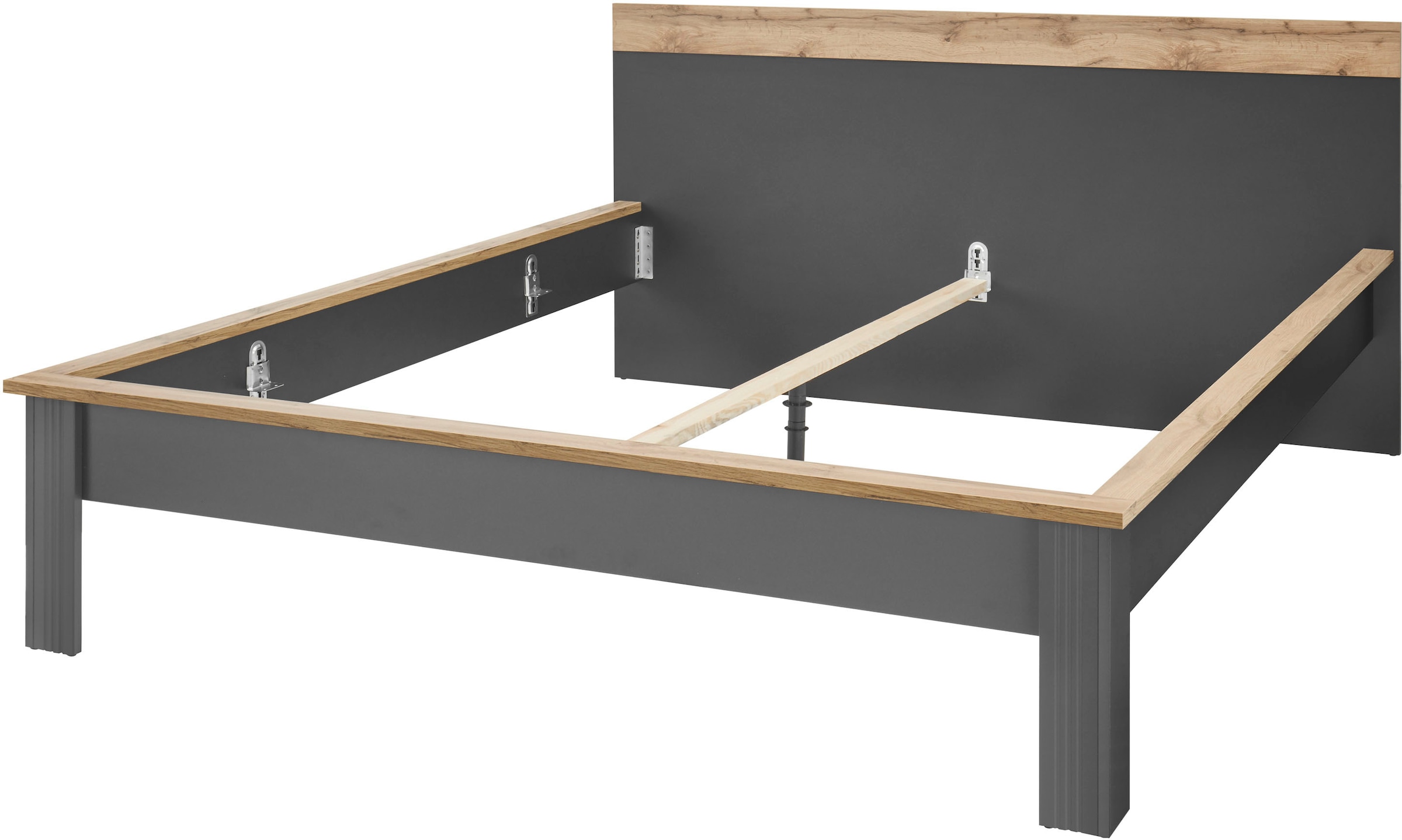 OTTO home Schlafzimmer-Set »Westminster« Bett Liegefläche 180/200cm und 2 Nachtkommoden