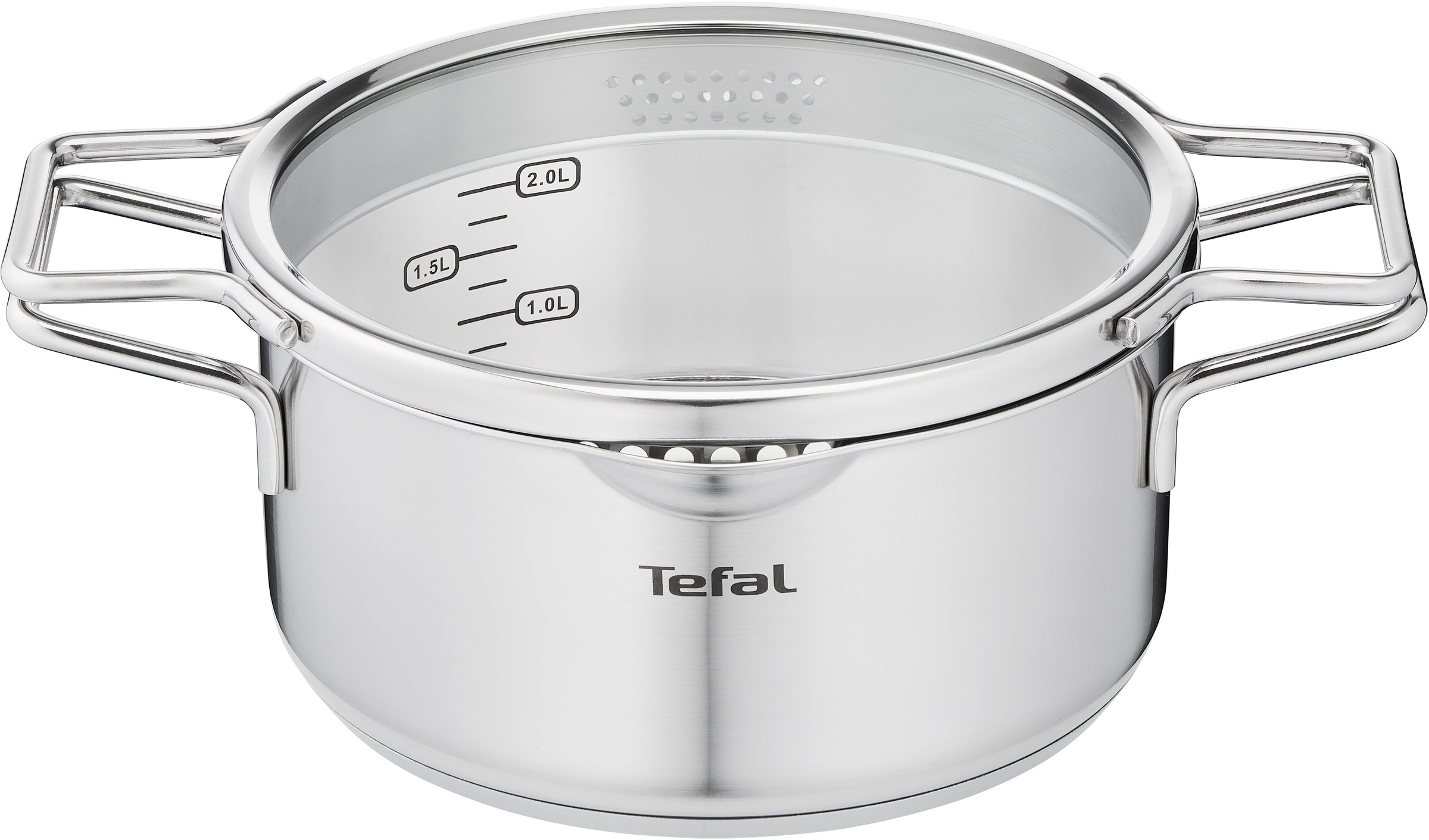 Tefal Kochtopf »Nordica« Edelstahl 1 Stk. tlg. mit Deckel, nordisches Desig günstig online kaufen