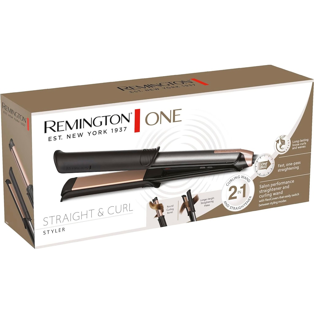 Remington Glätteisen »S6077 ONE Straight & Curl Styler«
