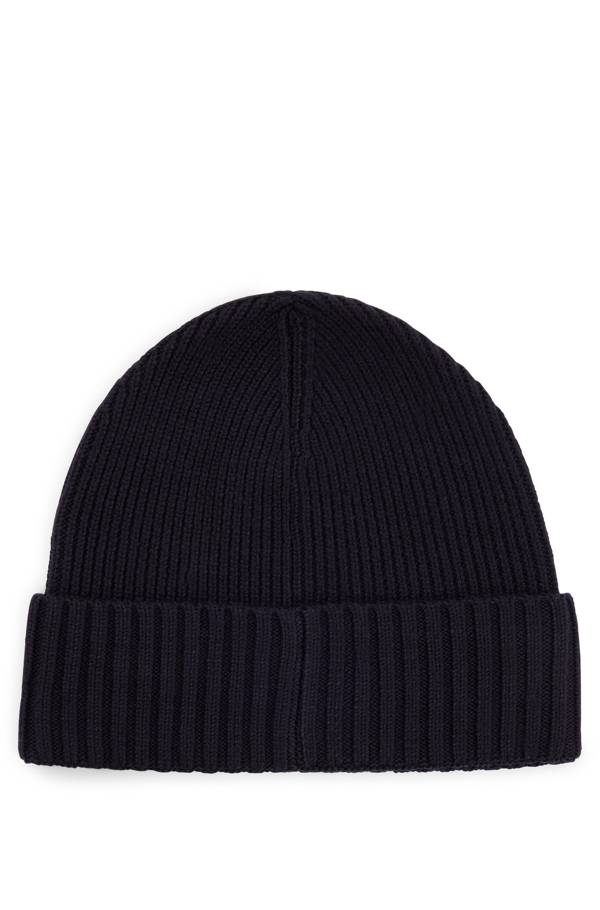 BOSS Beanie »Fati« aus Rippenstrick