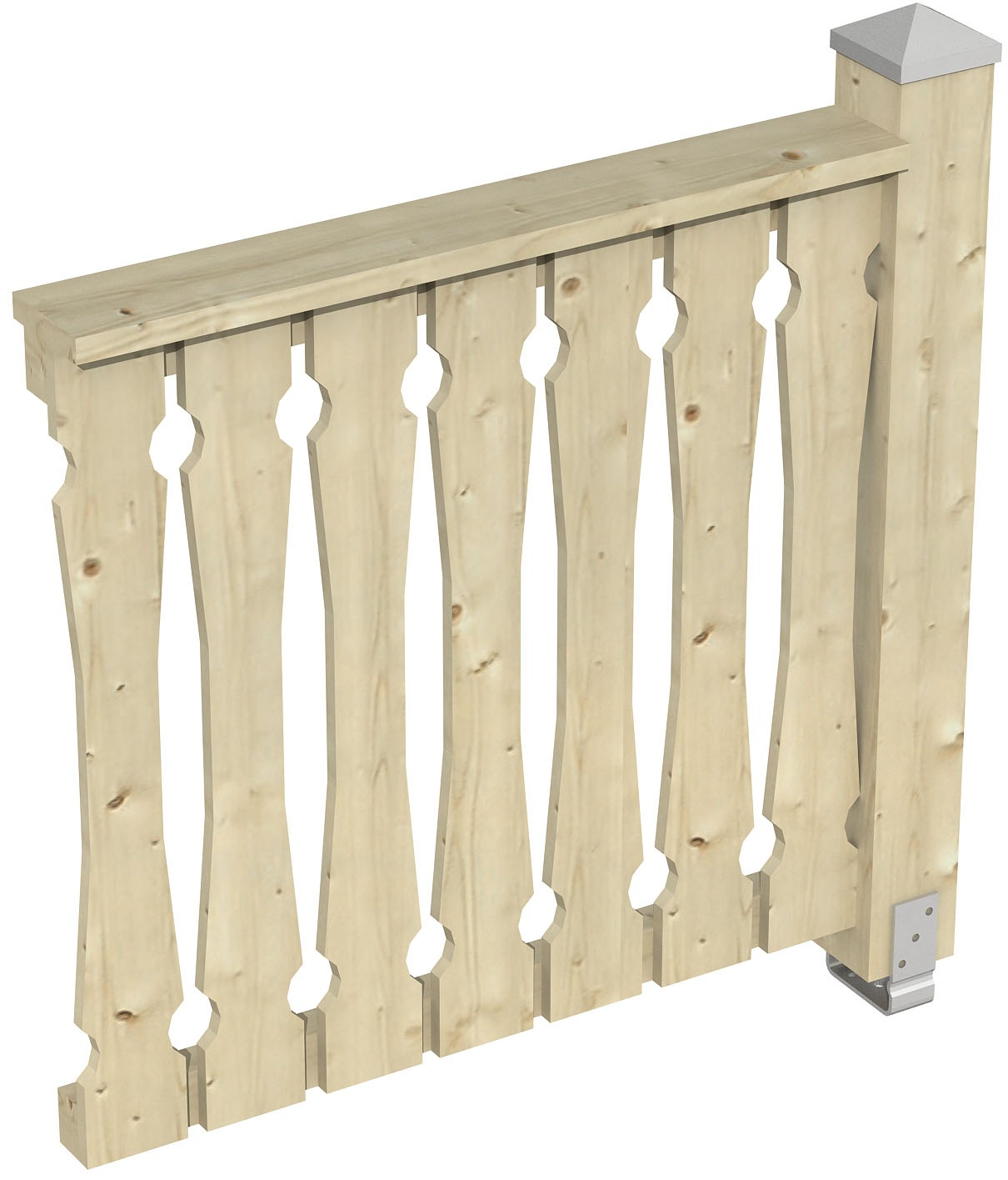 Skanholz Brüstungsgeländer »Balkonschalung«