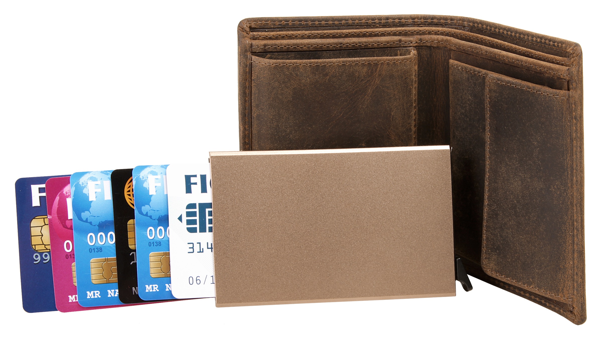 Bagan Geldbörse echt Leder