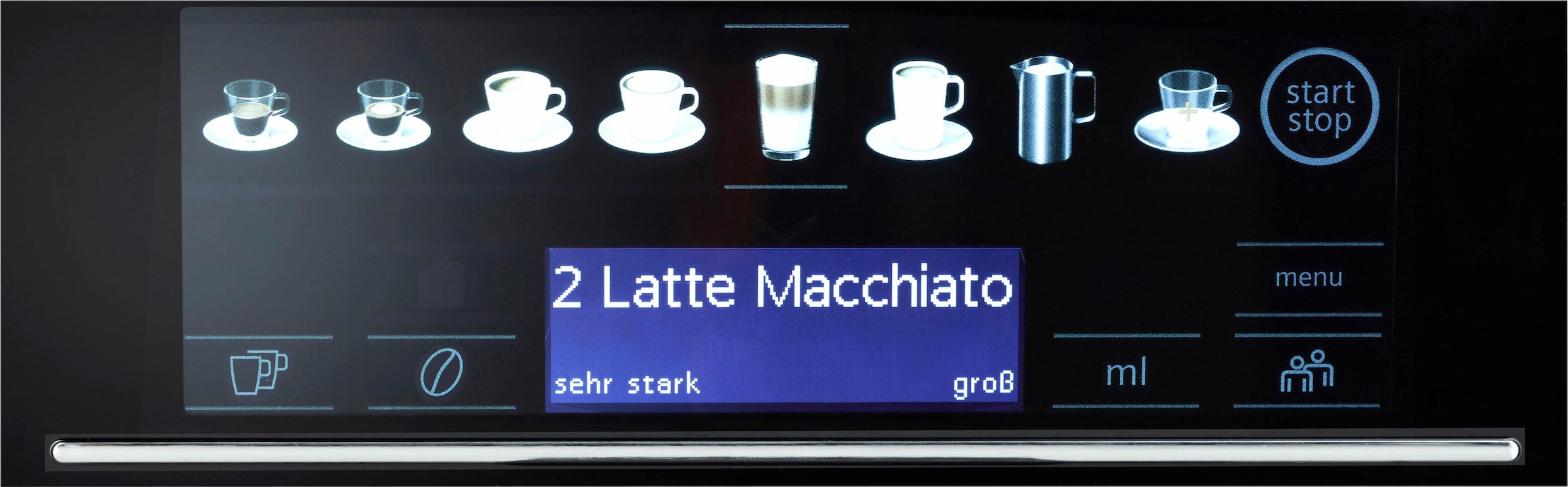 SIEMENS Kaffeevollautomat »EQ6 plus s400 TE654509DE, Doppeltassenfunktion, Keramikmahlwerk«, viele Kaffeespezialitäten, automatische Dampfreinigung, saphirschwarz