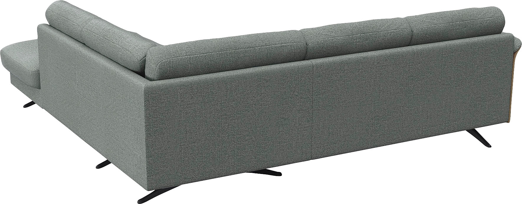 FLEXLUX Ecksofa »Glow, super bequem durch hochwertigem Sitzaufbau mit Federkern, L-Form« Modernes skandinavisches Design