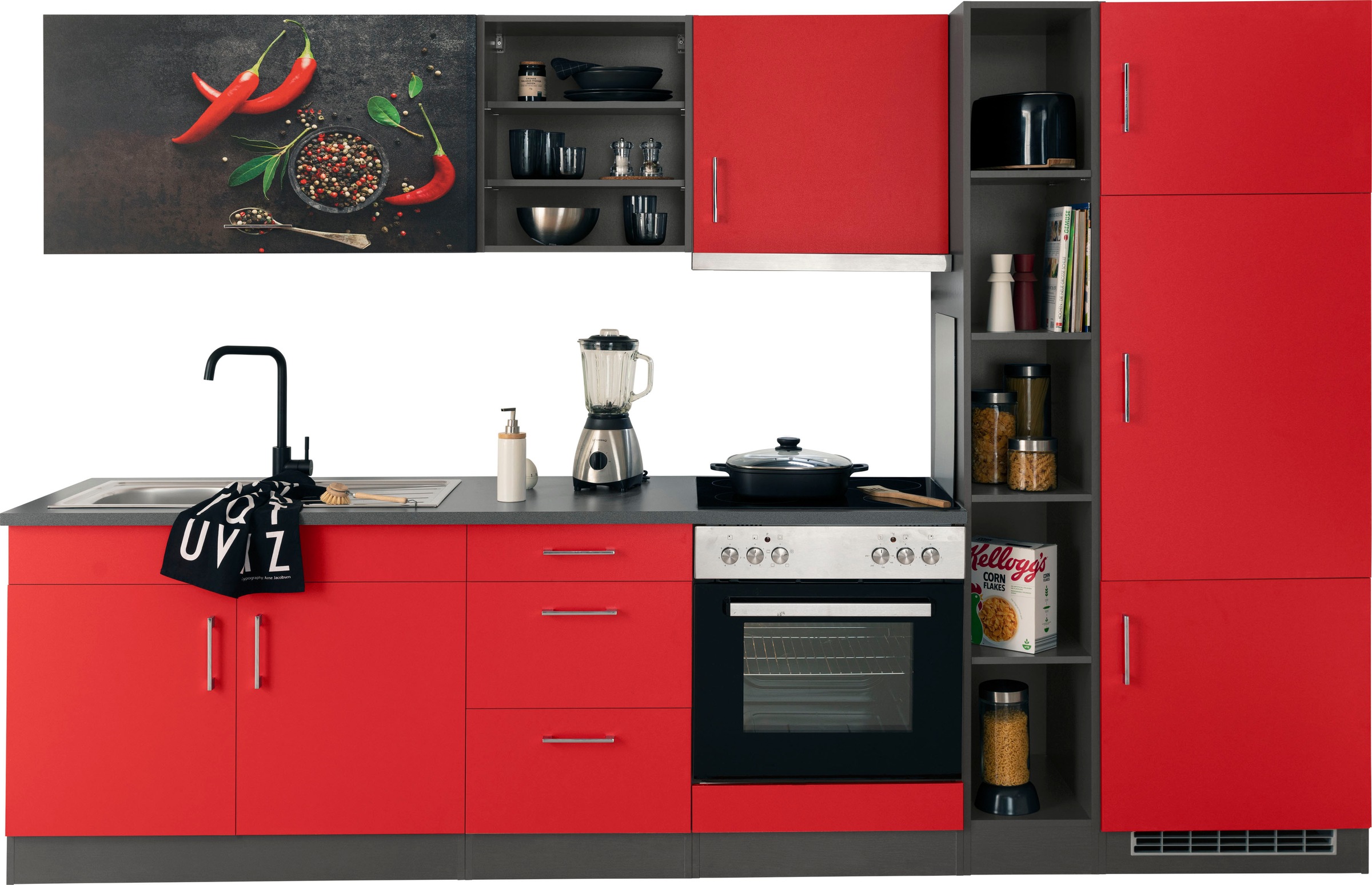 KOCHSTATION Küchenzeile »KS-Paris – Küchen mit einzigartigen Fotomotiven au günstig online kaufen