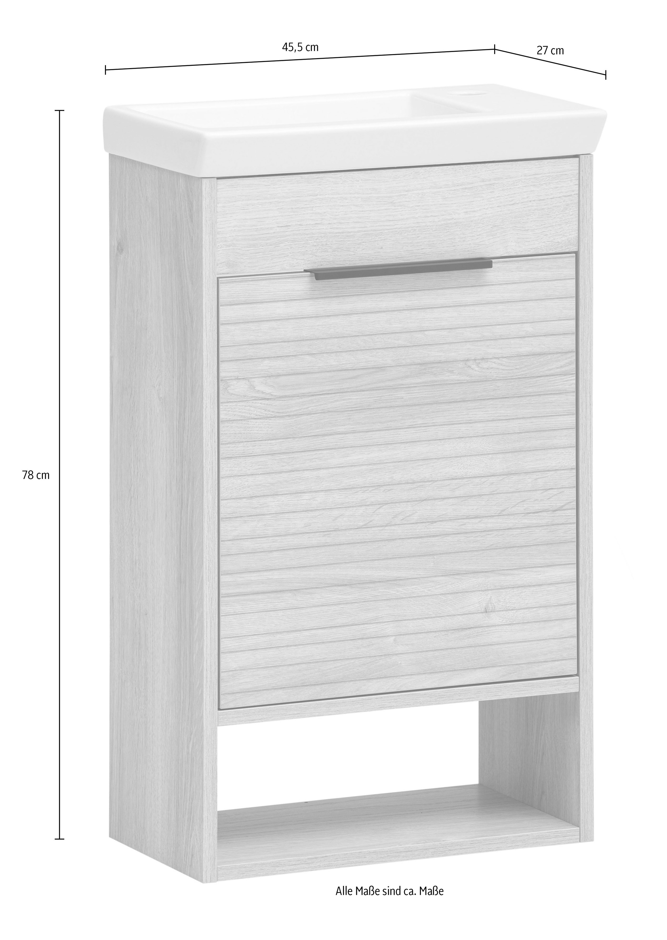 Schildmeyer Waschtisch »Mads, Waschtisch, Breite 45 cm«