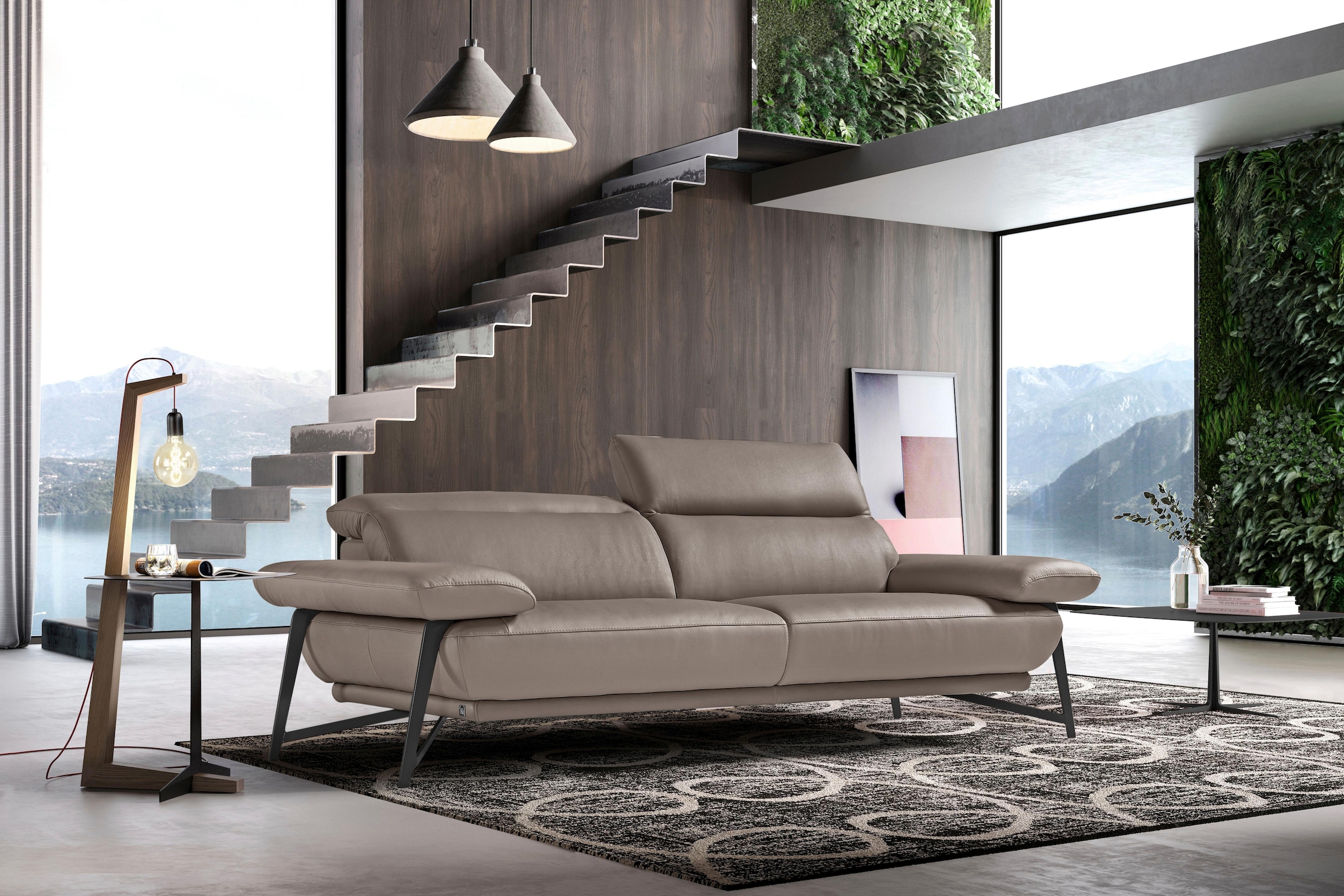 Egoitaliano 2,5-Sitzer »Anais, Designsofa mit hohem Sitzkomfort, Designfuß, günstig online kaufen