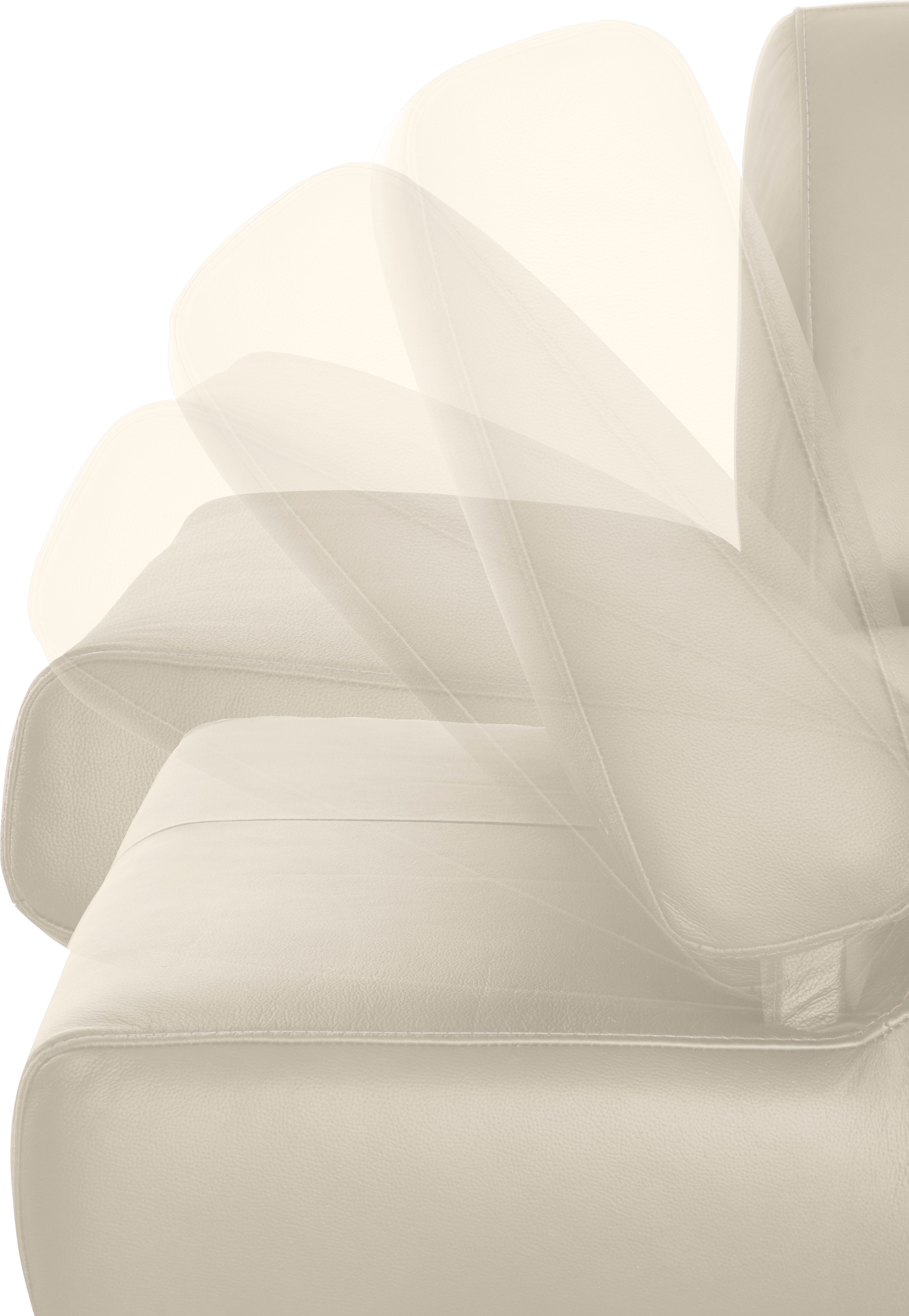 W.SCHILLIG 3-Sitzer »taboo Designsofa mit hohem Sitzkomfort«, mit Normaltiefe, inklusive Armlehnenverstellung, mit Kontrastnaht