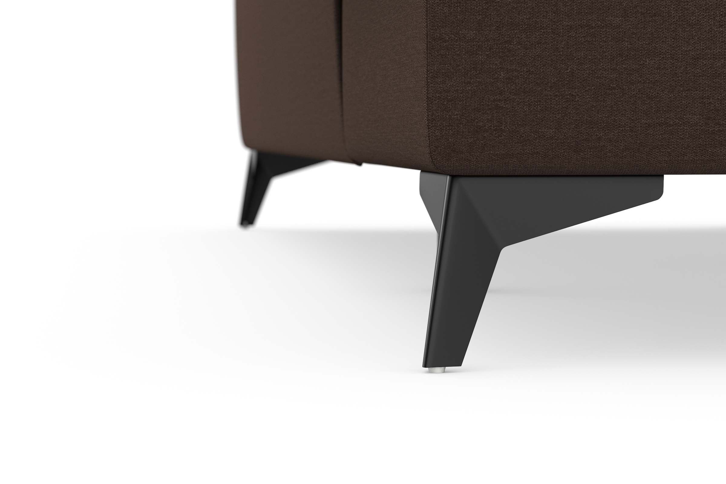 sit&more Wohnlandschaft »Sinatra U-Form«, optional mit Kopfteilverstellung und Armteilfunktion, Metallfüße
