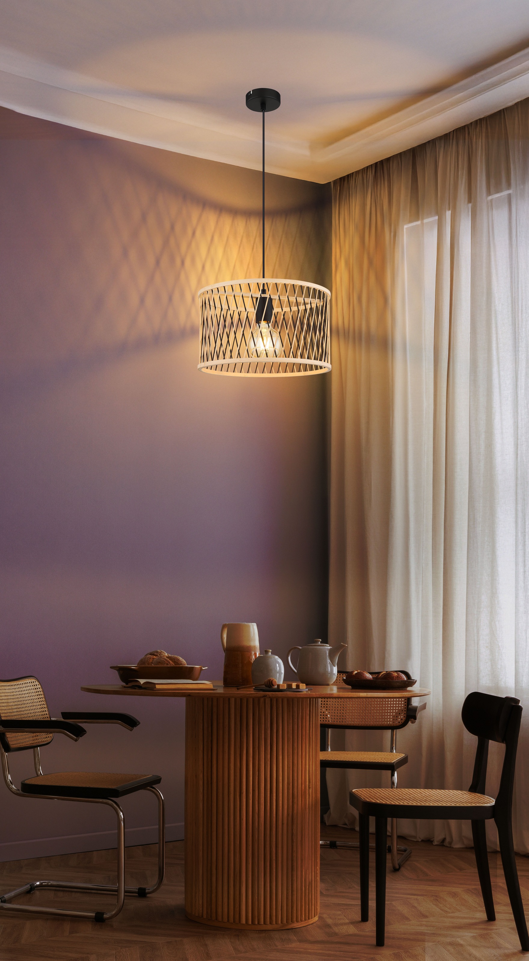 NOWA Hängeleuchte »MALI« E27 1 Stk. Hängelampe Esszimmer-Leuchte Esstischle günstig online kaufen