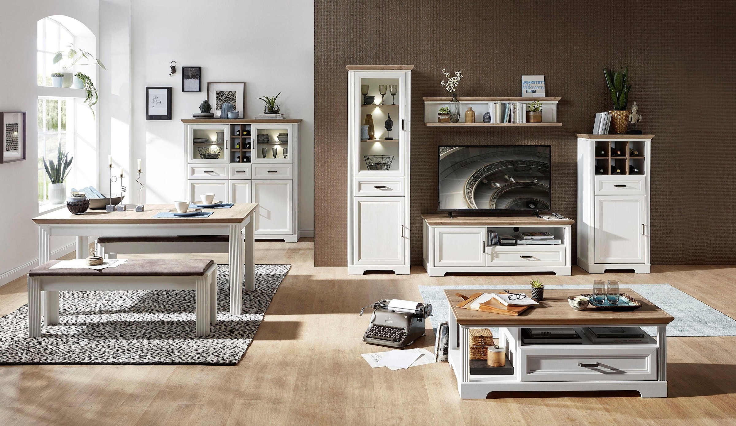 Innostyle Sitzbank »Jasmin«, Breite 126 cm