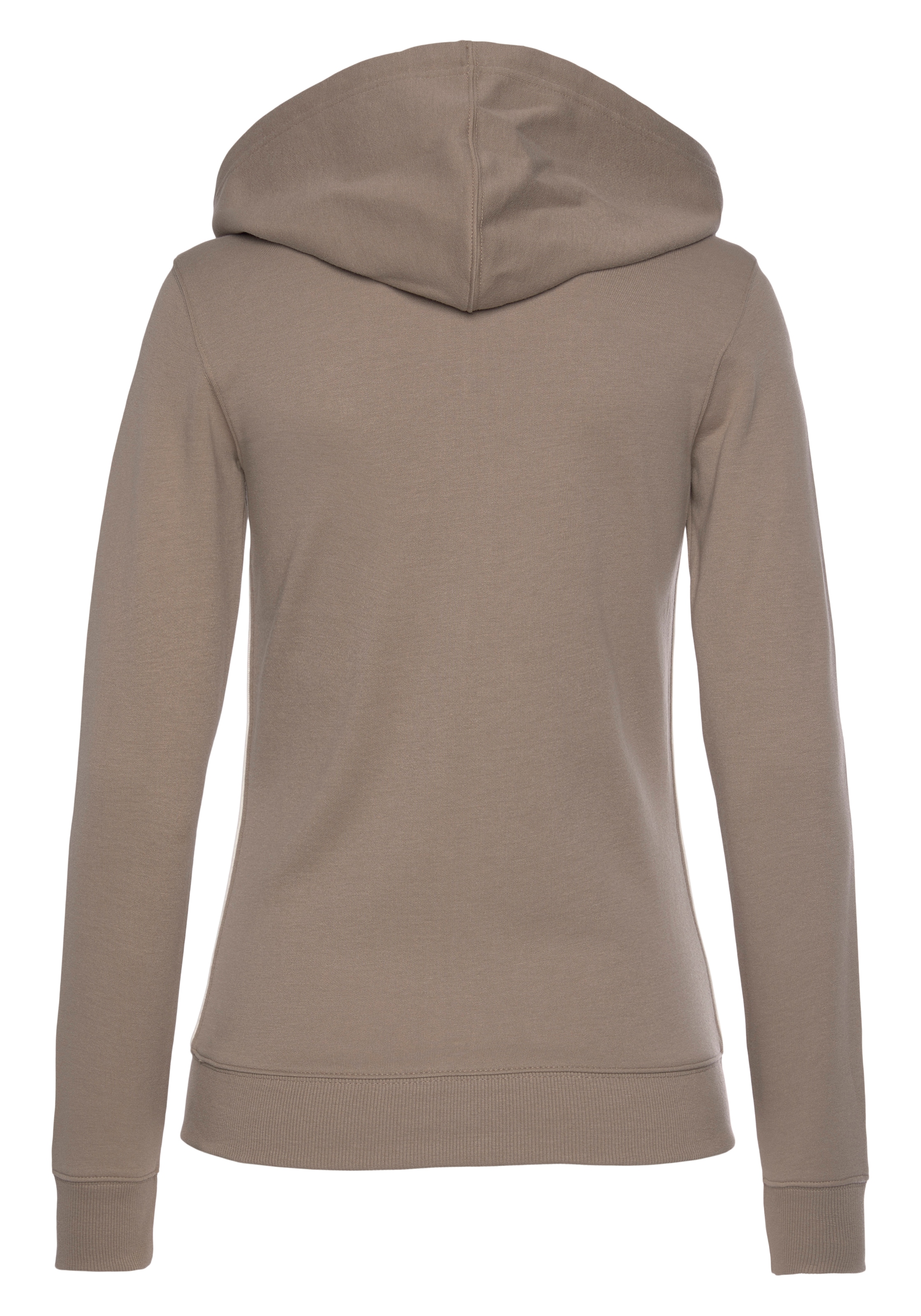 H.I.S Kapuzensweatjacke, mit seitlichem Piping und kleiner Markenstickerei, Loungewear