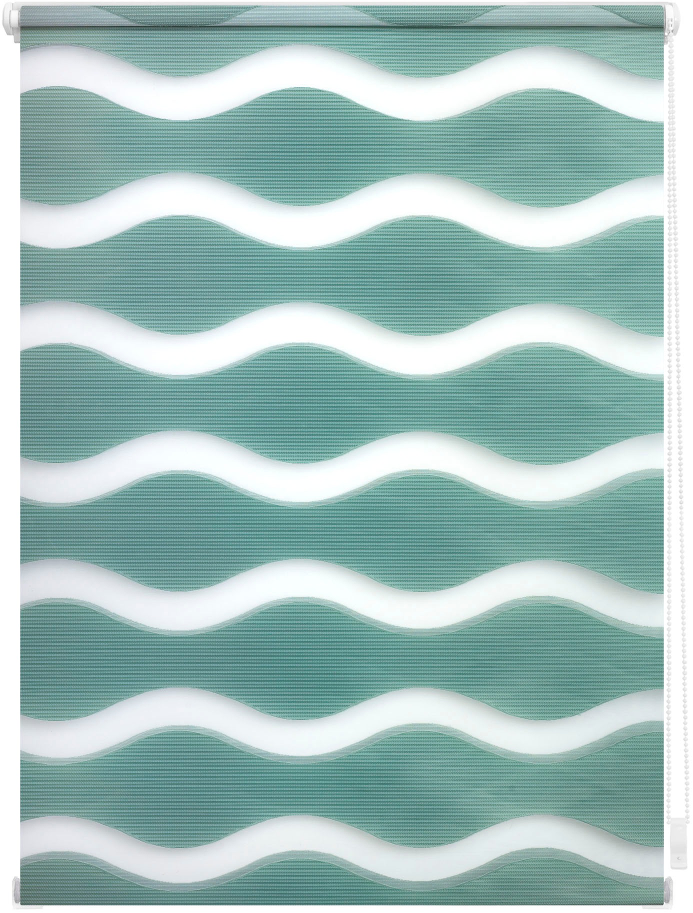 LICHTBLICK ORIGINAL Doppelrollo »Welle Klemmfix, ohne Bohren« halbtranspare günstig online kaufen