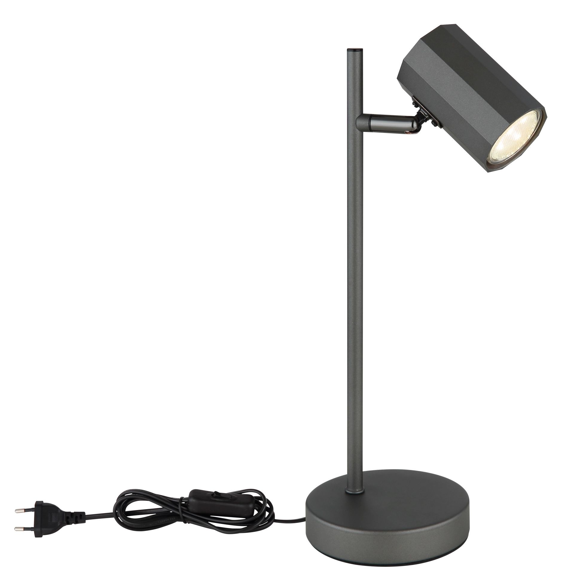 GLOBO LIGHTING Tischleuchte »JAMES«, Leuchtmittel GU10 | ohne Leuchtmittel, Tischlampe, GU10 Fassung, Wohnzimmer, Schlafzimmer