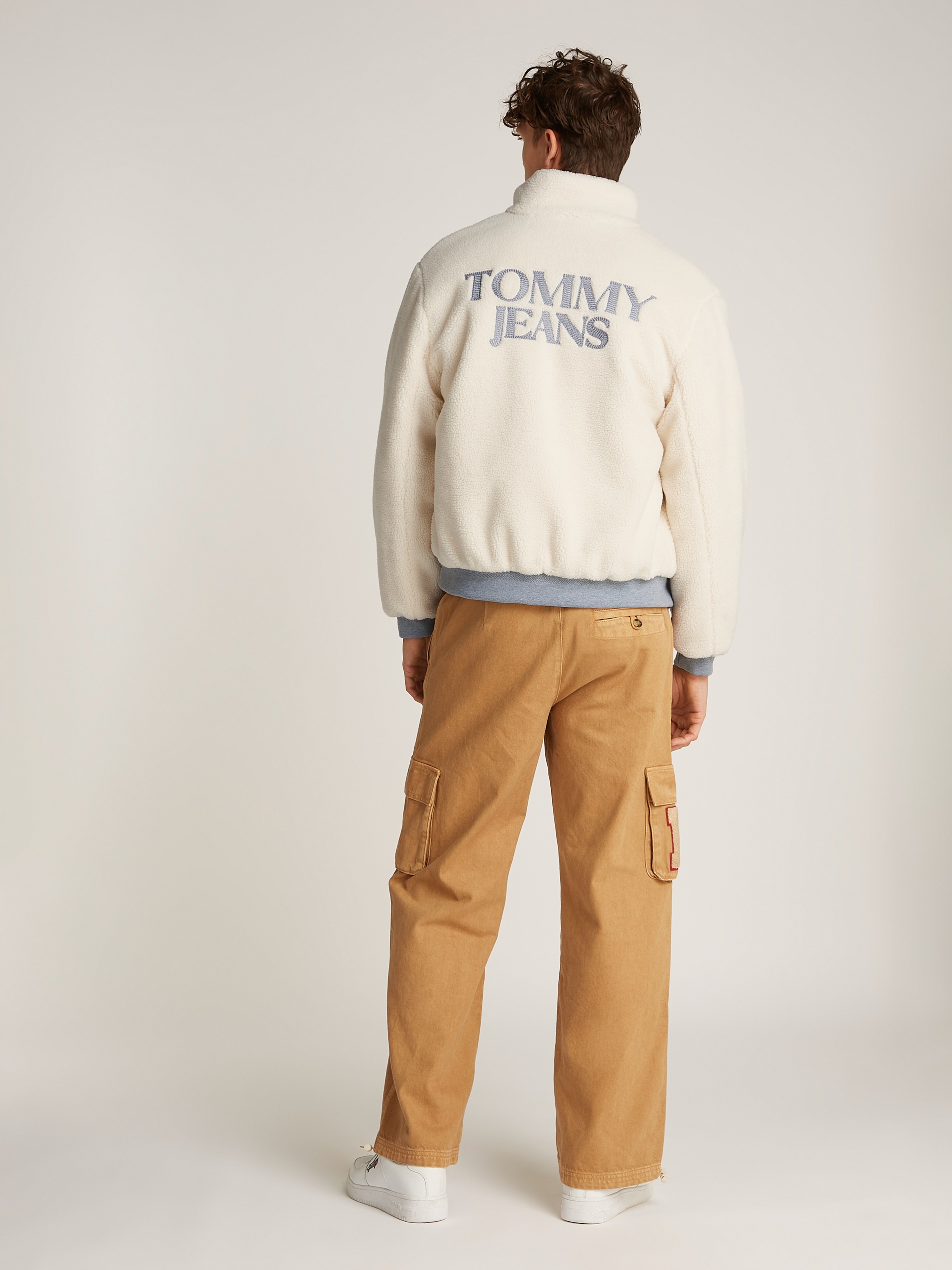Tommy Jeans Bomberjacke »TJ TEDDY BOMBER«, mit großem Logo am Rücken