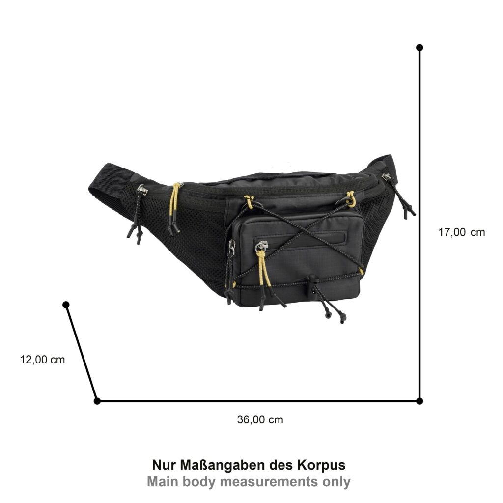 camel active Bauchtasche »Shores« Herren Gürteltasche, ultraleicht mit sportiver Schnürung