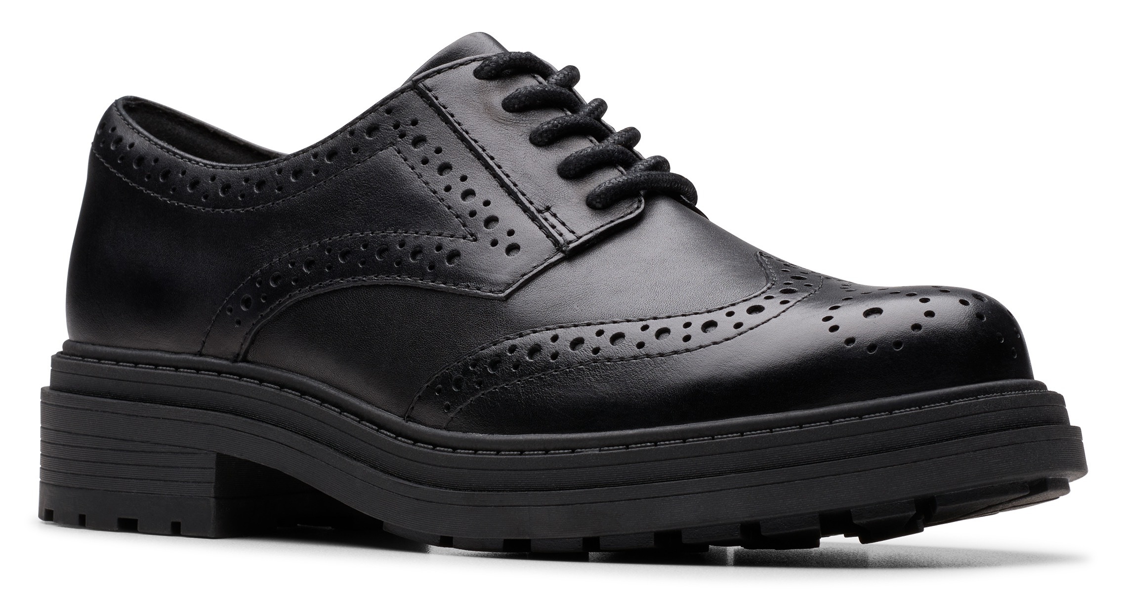 Clarks Schnürschuh »Orinoco 3« Budapester, Brogue, Business Schuh Mit Weicher Lederinnensohle