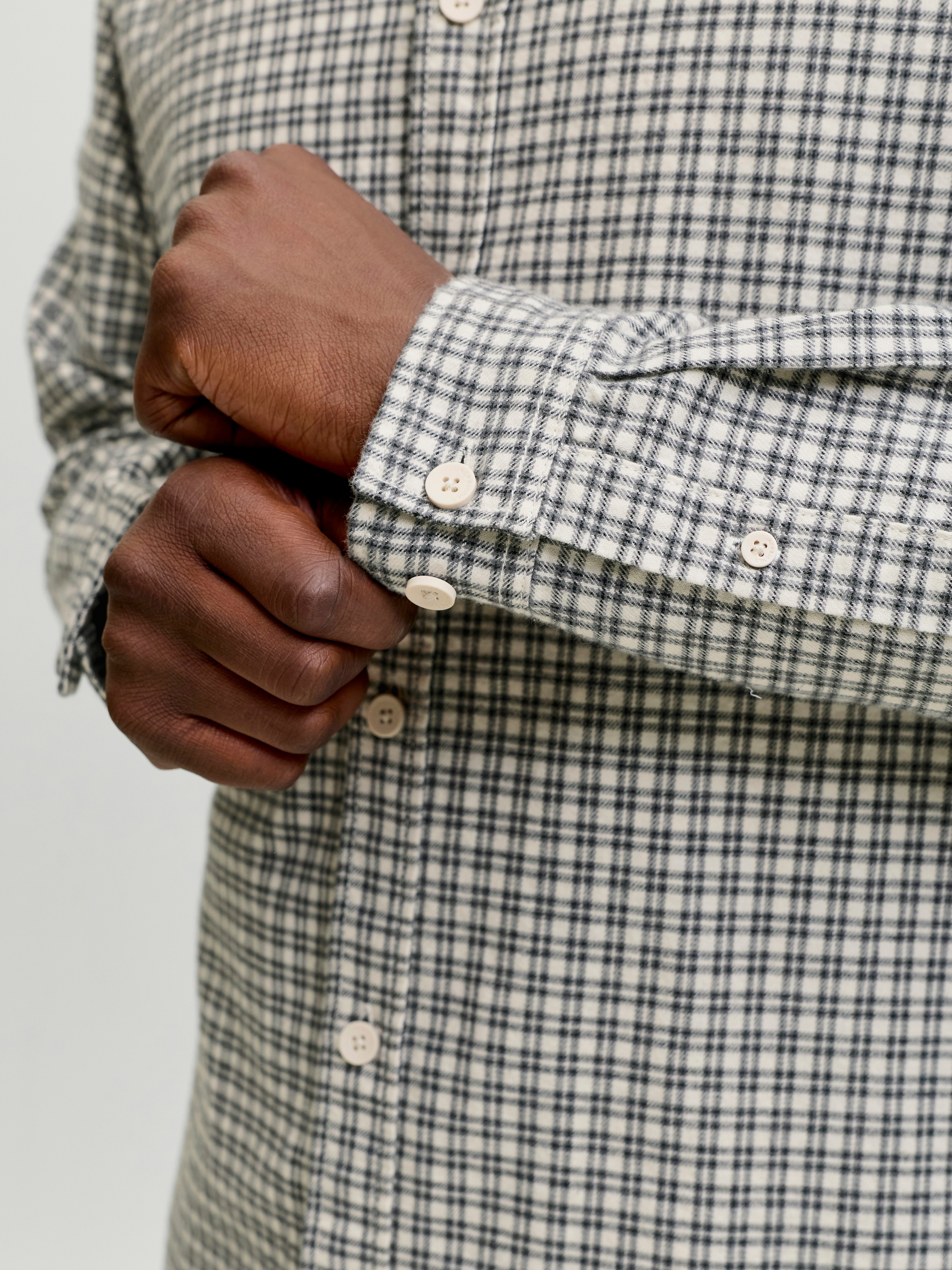 Jack & Jones Langarmhemd »JJCARTER CHECK SHIRT LS SN« Baumwolle, relaxed fit