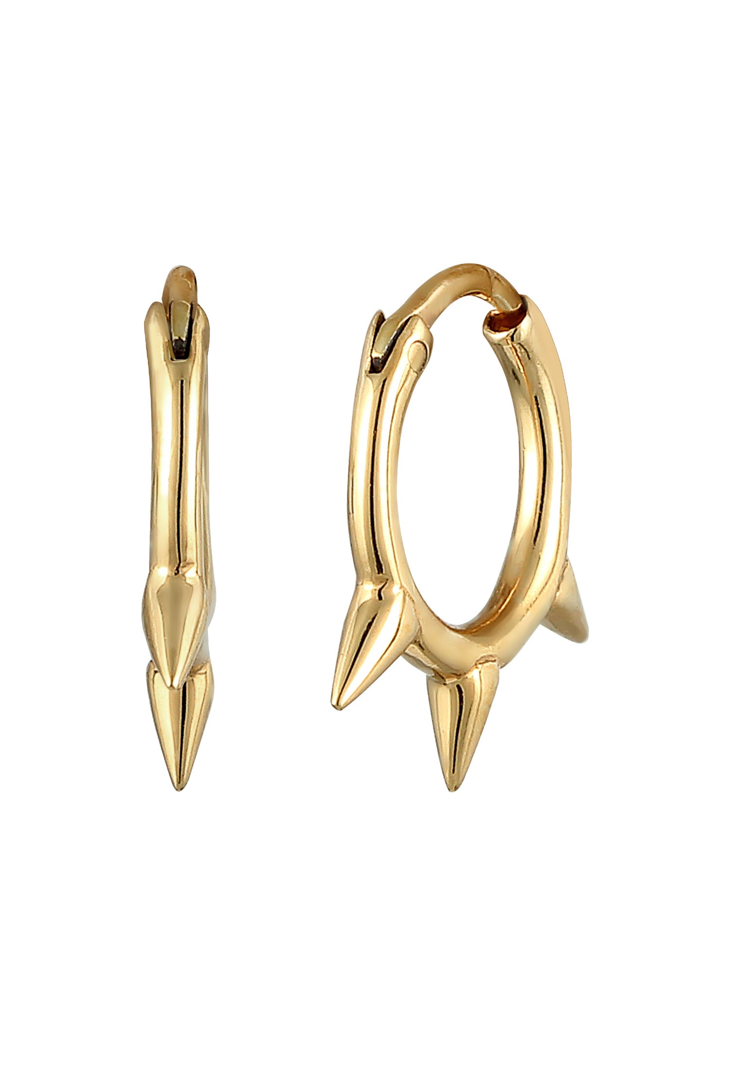Elli Paar Creolen »Creolen Spikes Trend Must-Have Blogger 925 Silber«
