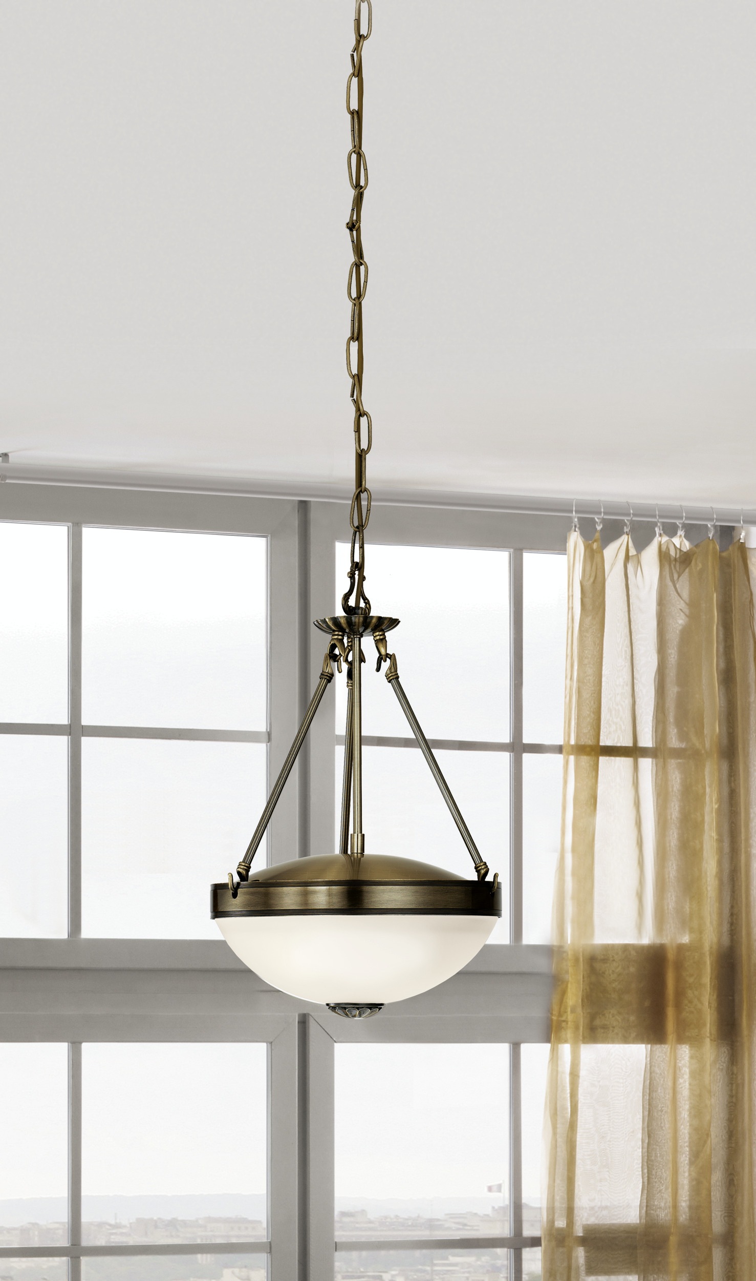EGLO Hängeleuchte »SAVOY Pendellampe - Metallguss - E27 - 2X60W - IP20« E27 1 Stk. Hängelampe, Deckenlampe, Wohnzimmer, Esszimmer, H110 x Ø31 cm