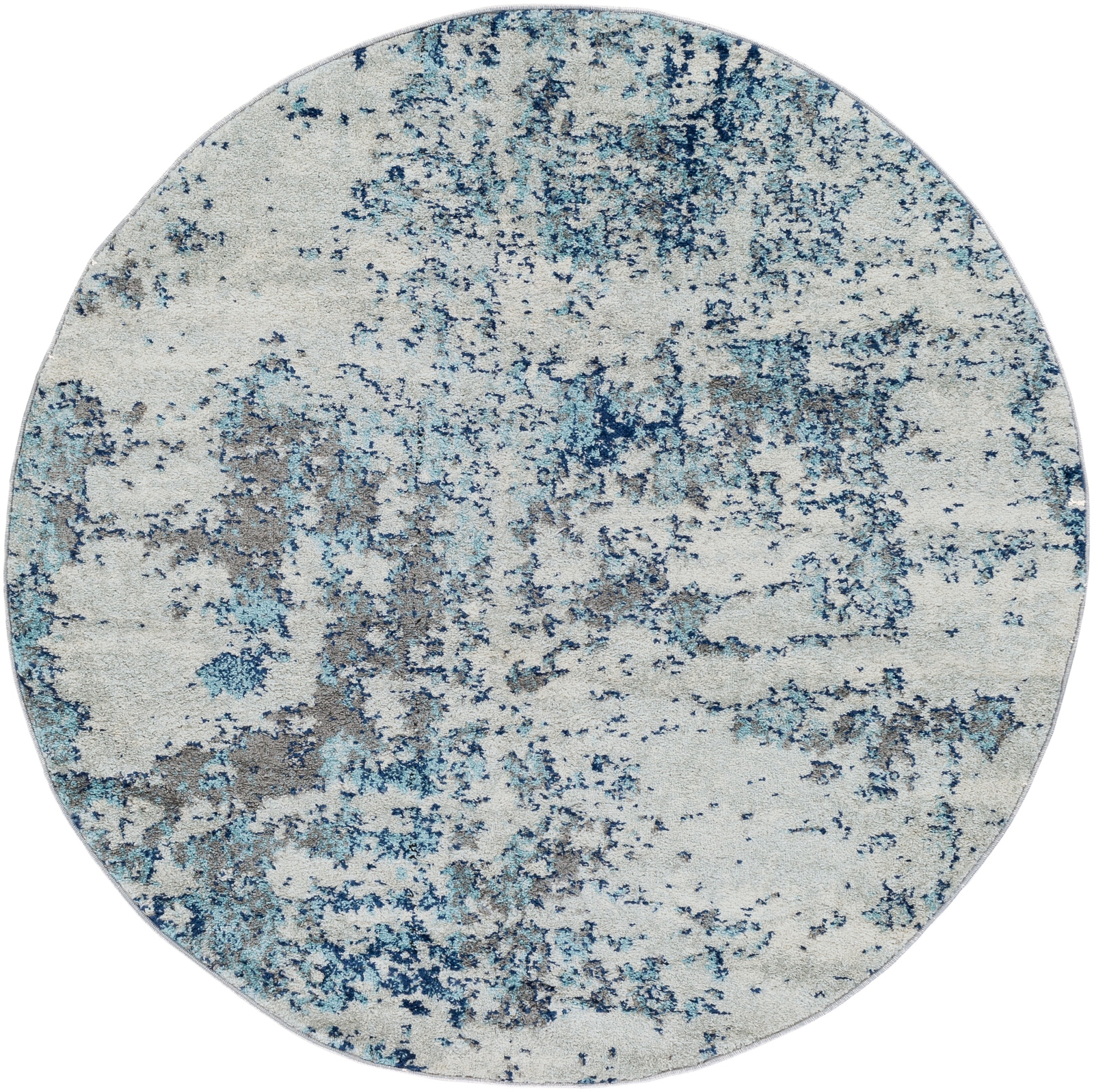 Livabliss Teppich »Abstract«, rund, 11 mm Höhe, Moderner Designerteppich in Marmor Optik, Kurzflor Wohnzimmerteppich