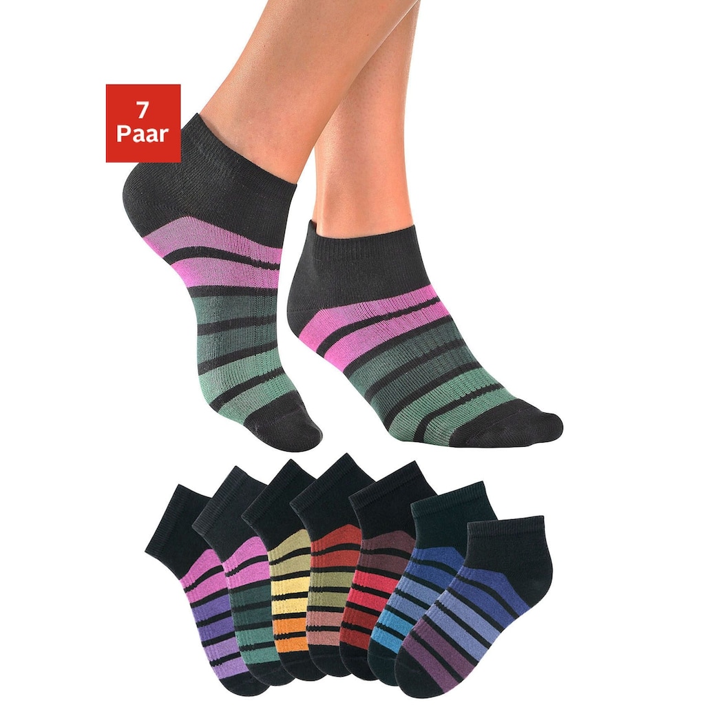 H.I.S Sneakersocken, (Set, 7 Paar)