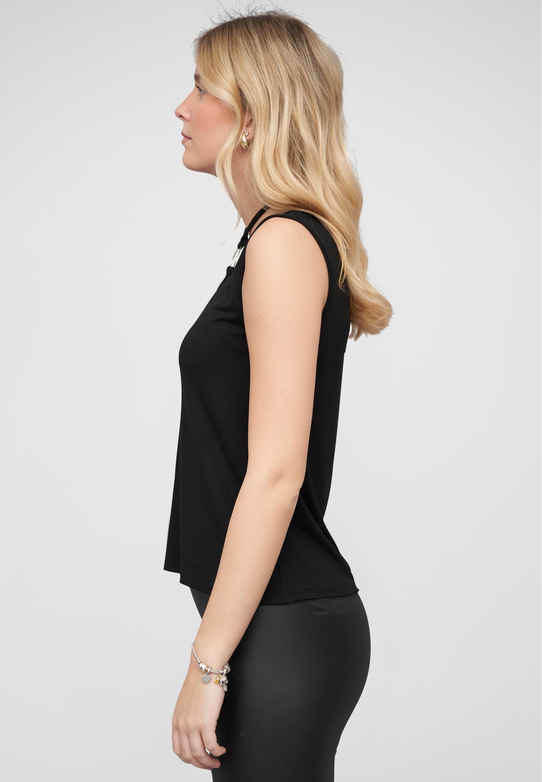 CLOUD 5IVE Muskelshirt »CLOUD 5IVE Cloud 5ive Viscose Neckholder Top with Ring-Detail« 1 Stk.