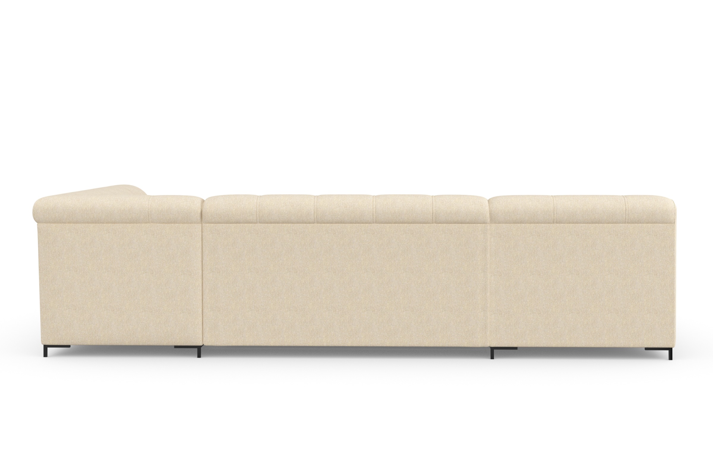 INOSIGN Wohnlandschaft »Balme, moderne Formensprache, zeitloses Design, U-Form«, Inkl. Zierkissen, wahlweise mit Bettfunktion