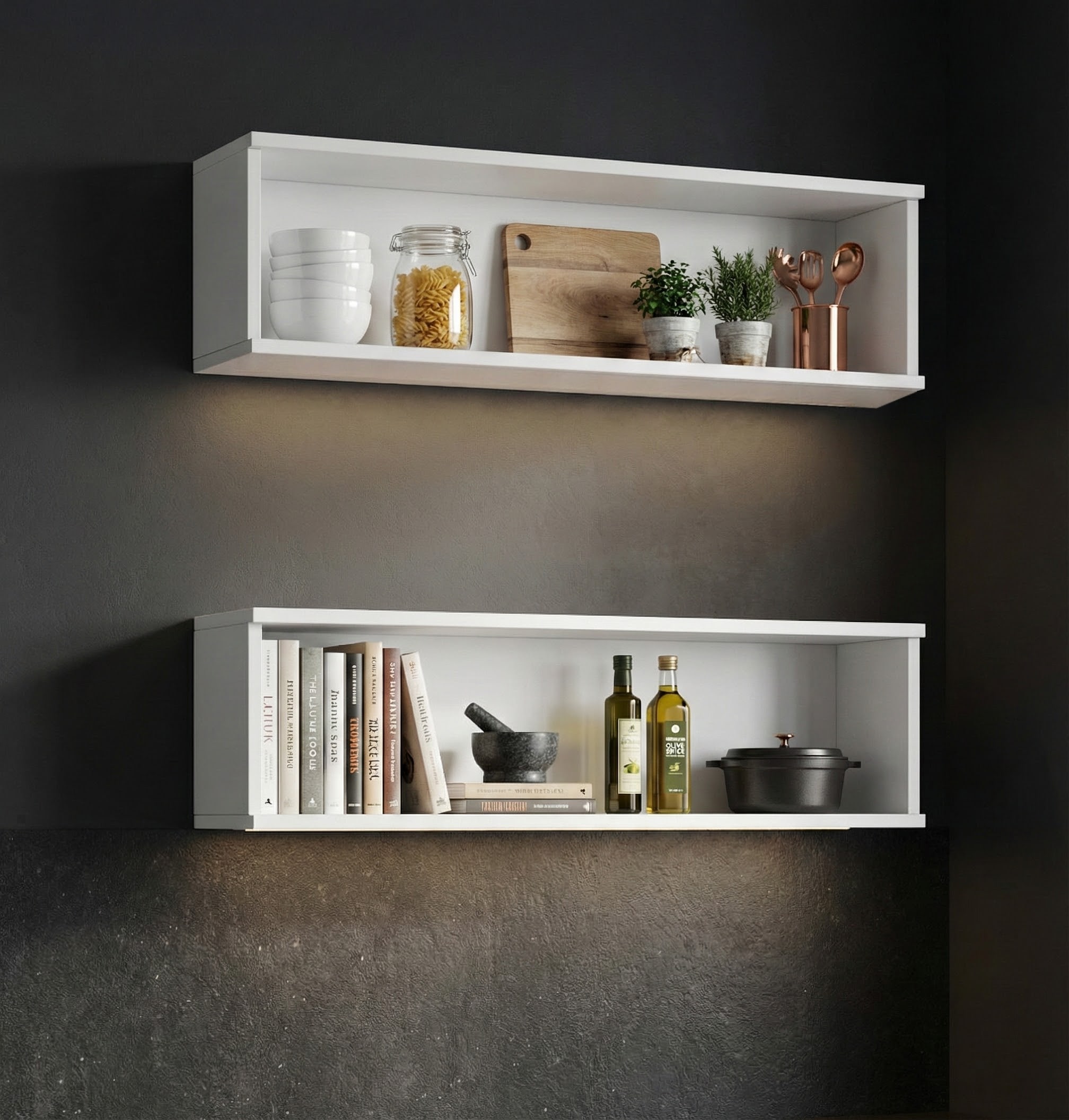 Home affaire Wandregal »Meliss« aus nordischer Kiefer gefertigt, Breite 80 cm, 2-tlg