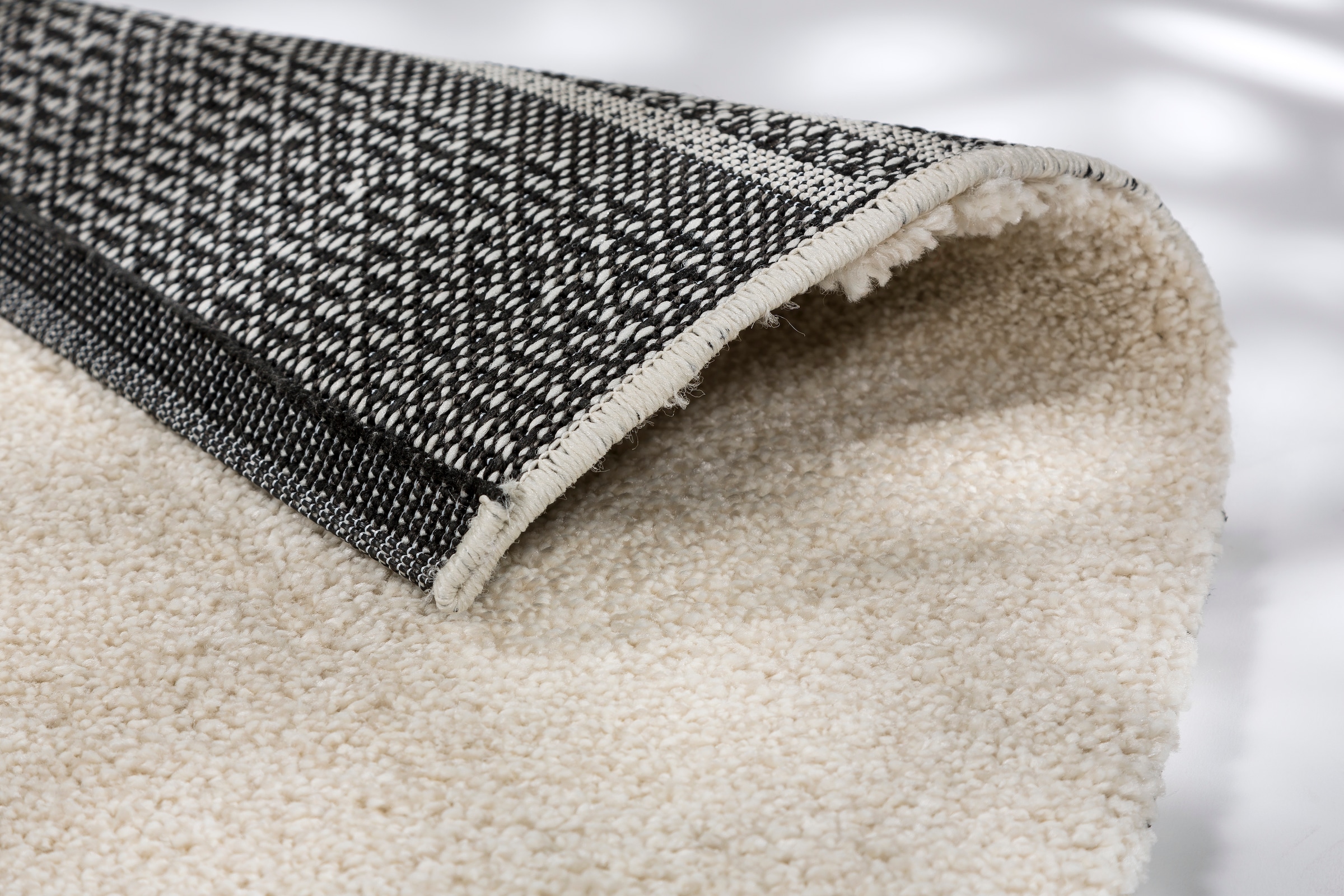 SCHÖNER WOHNEN-Kollektion Hochflor-Teppich »Winsome 6318-242«, rechteckig, 25 mm Höhe, Langflor, Hoch Tief Struktur, Wohnzimmer, Schöner Wohnen Kollektion