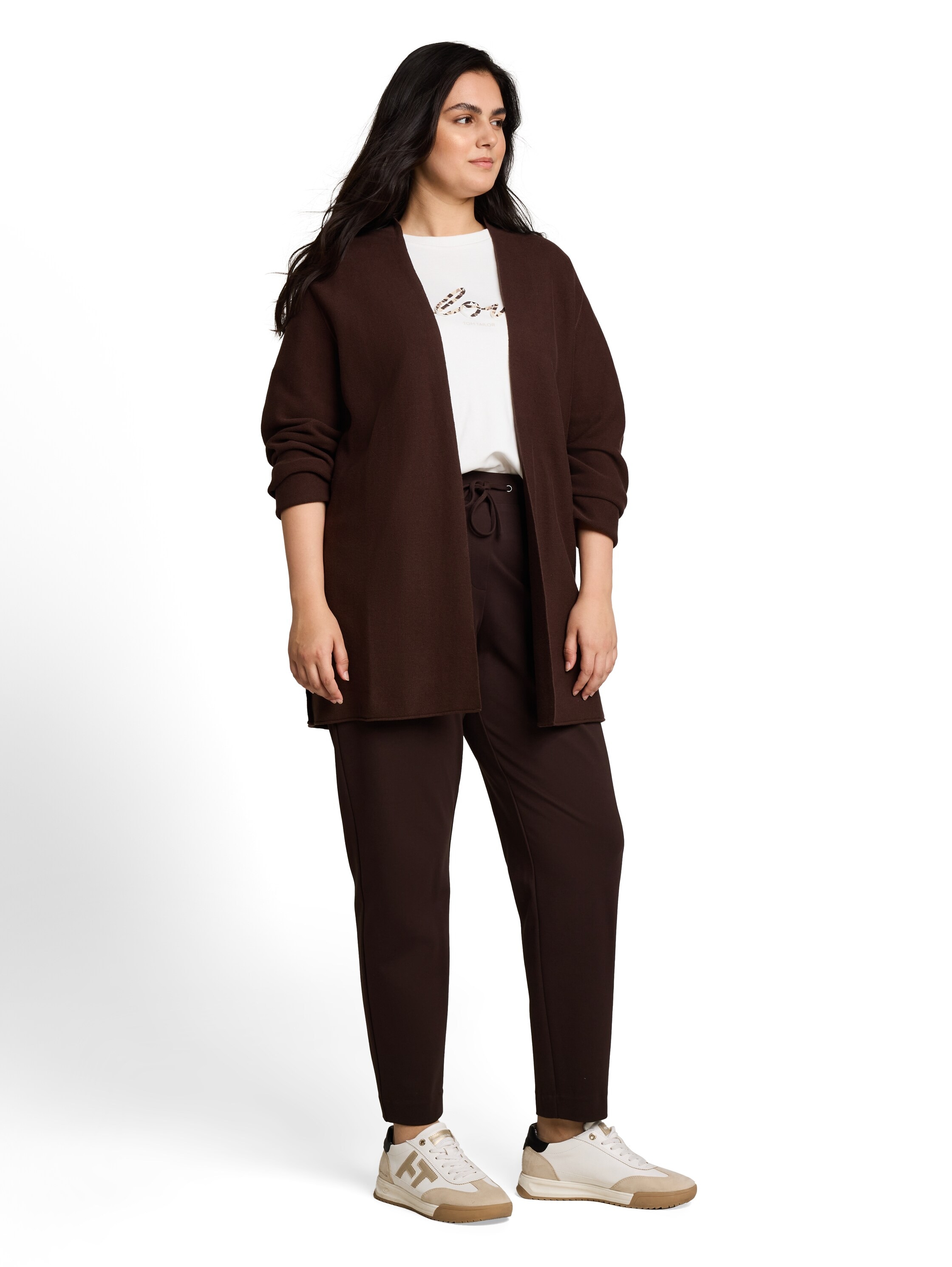 TOM TAILOR PLUS Strickjacke ohne Verschluss / Große Größen