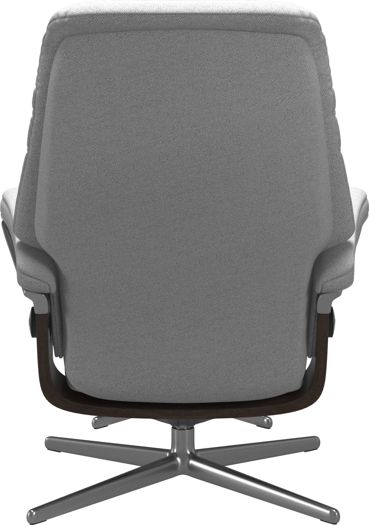 Stressless® Relaxsessel »Sunrise«, (Set, Relaxsessel mit Hocker), mit Hocker, mit Cross Base, Größe S, M & L, Holzakzent Wenge