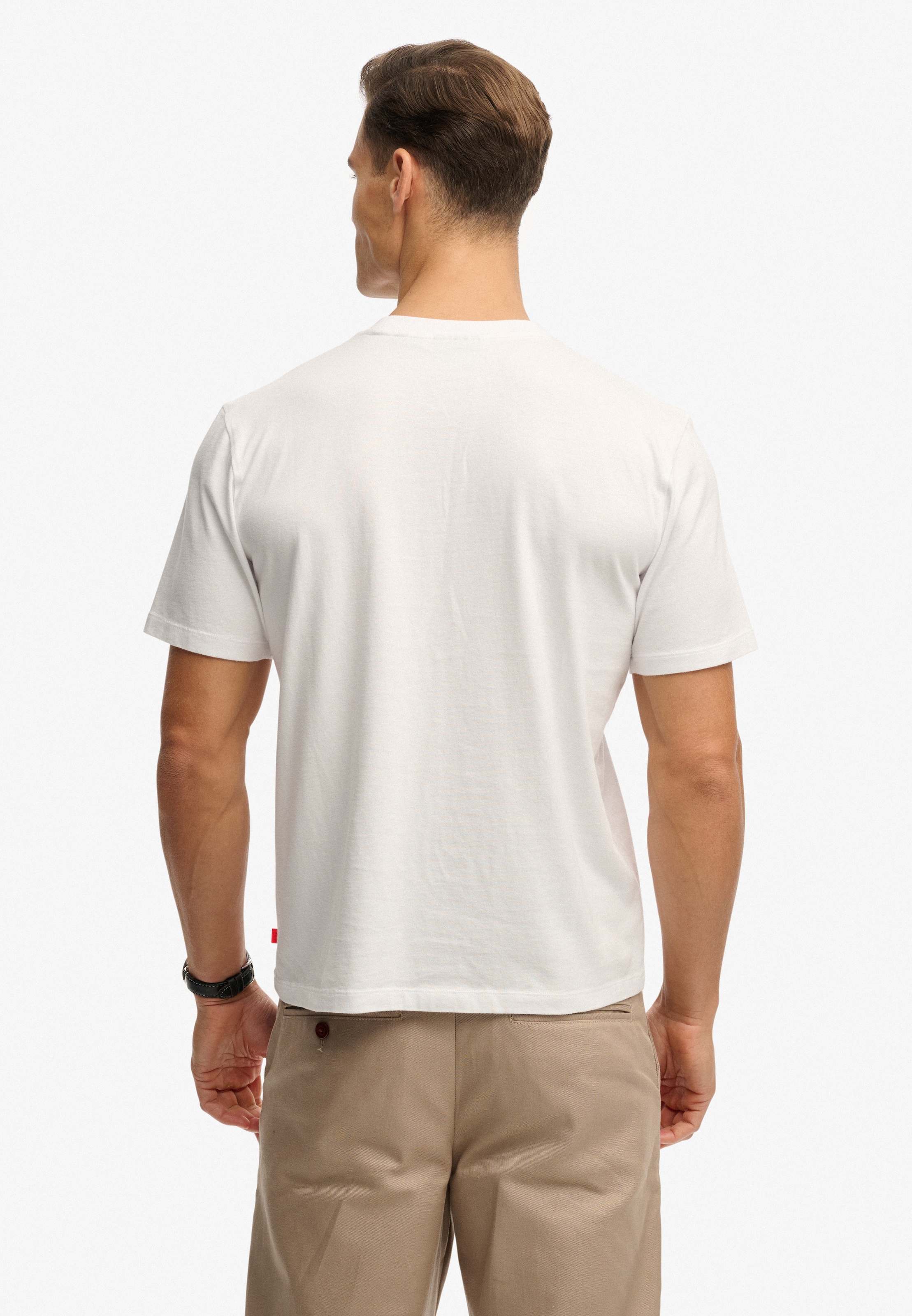 Superdry Rundhalsshirt »MICRO LOGO TSHIRT« mit Micro-Marken-Logo