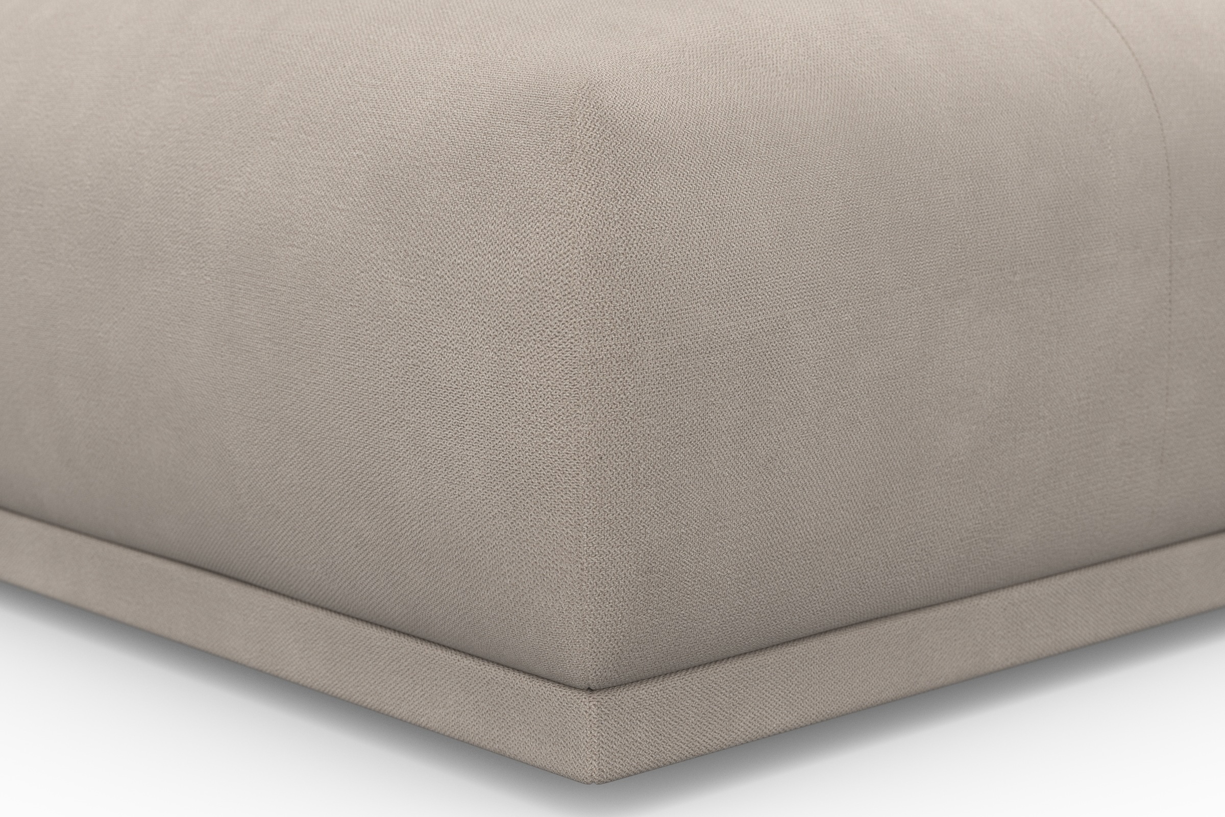 TRENDMANUFAKTUR Hocker »Braga, mit hochwertigem Kaltschaum, quadratisch, in Cord erhältlich«, (1 St.), moderner Polsterhocker, 85/42/85 cm (B/H/T)