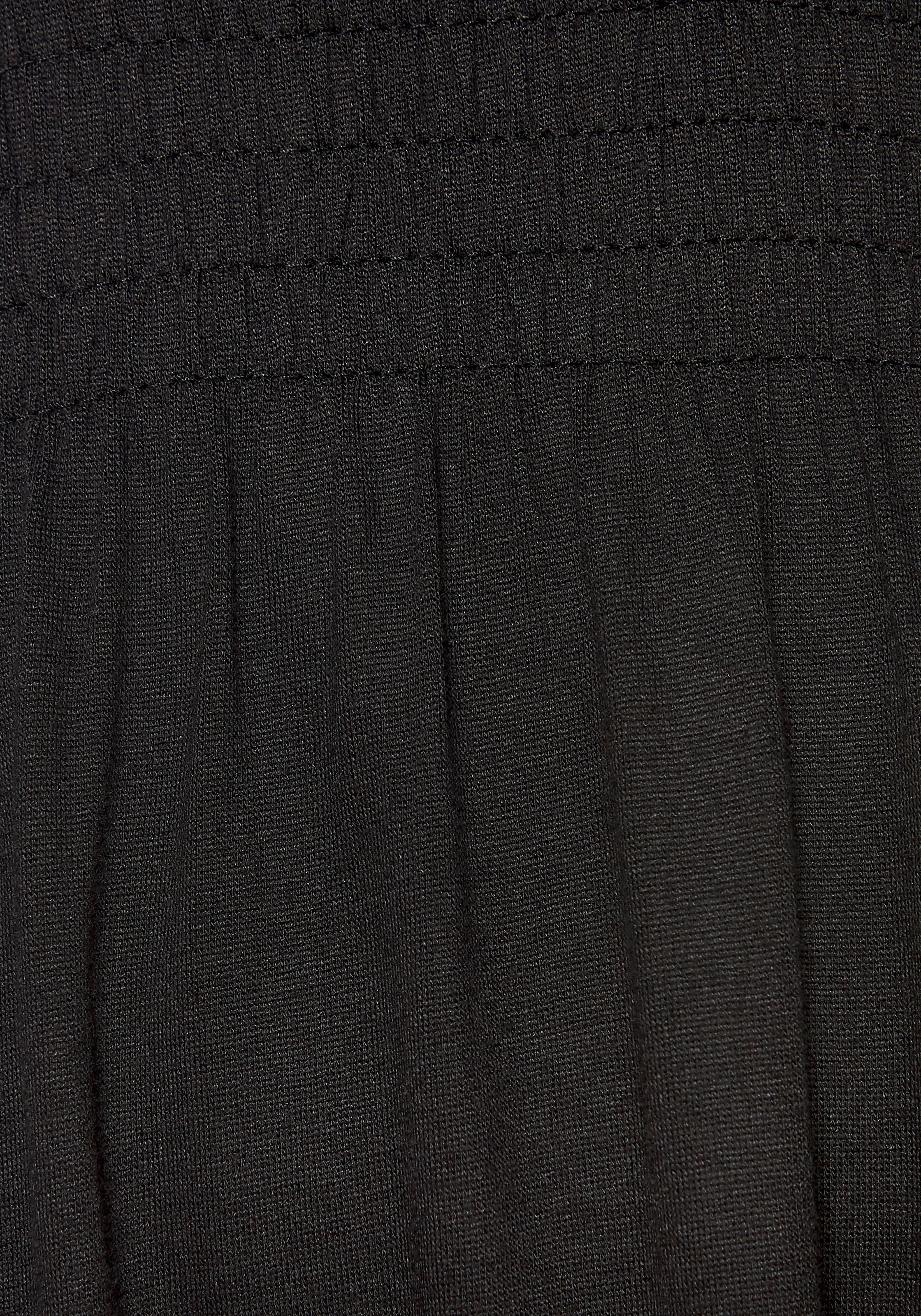 LASCANA Minikleid, mit verstellbarem Ausschnitt und gesmokter Taille