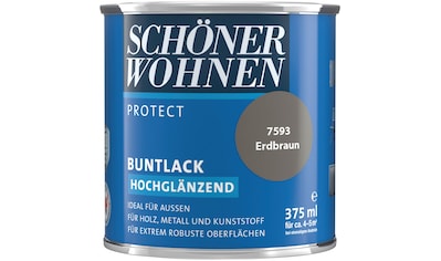 SCHÖNER WOHNEN-Kollektion Lack »Protect«, (1), 375 ml, erdbraun, hochglänzend, ideal... kaufen