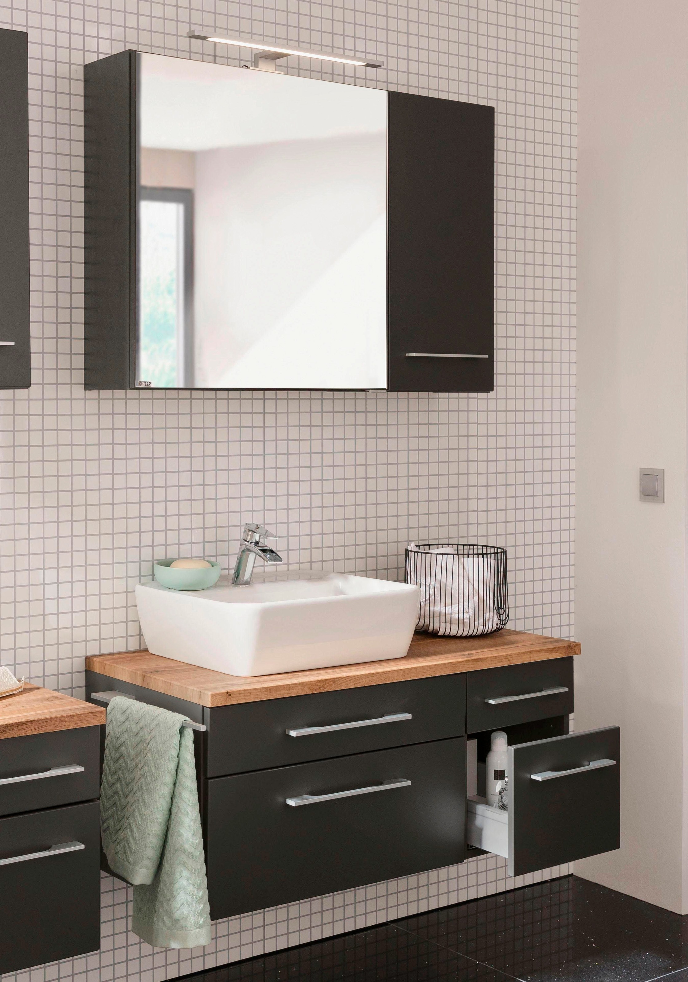 welltime Badmöbel-Set »Davos« 3 Stk. tlg. günstig online kaufen