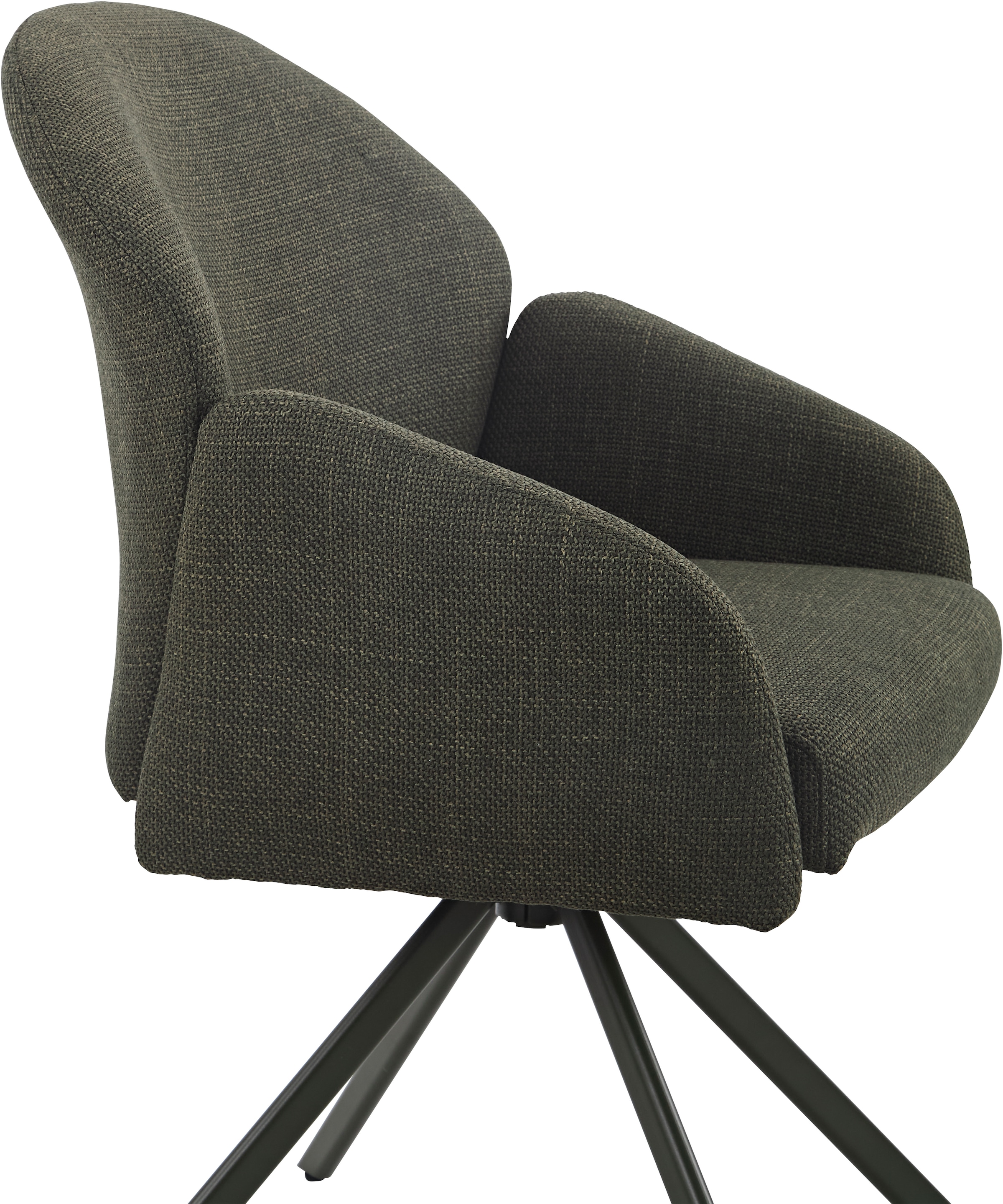 HELA Armlehnstuhl »HOLLY« (Set) 1 Stk.360° drehbar, Armlehnen, Gestell angepasst, Swing Back Komfortrücken