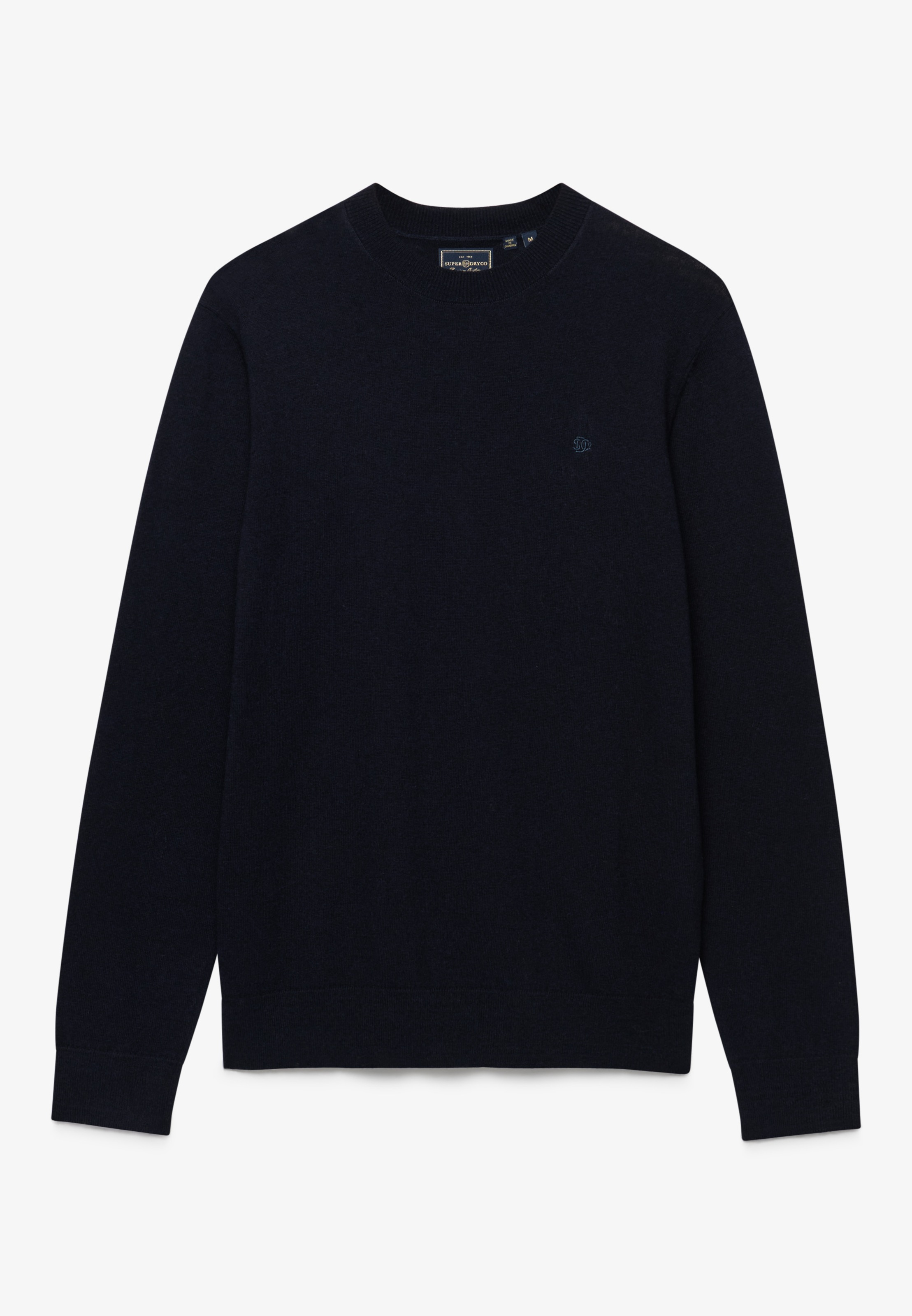 Superdry Rundhalspullover »ESSENTIAL LW WOOL BLEND JUMPER« Baumwollmischung, slim fit