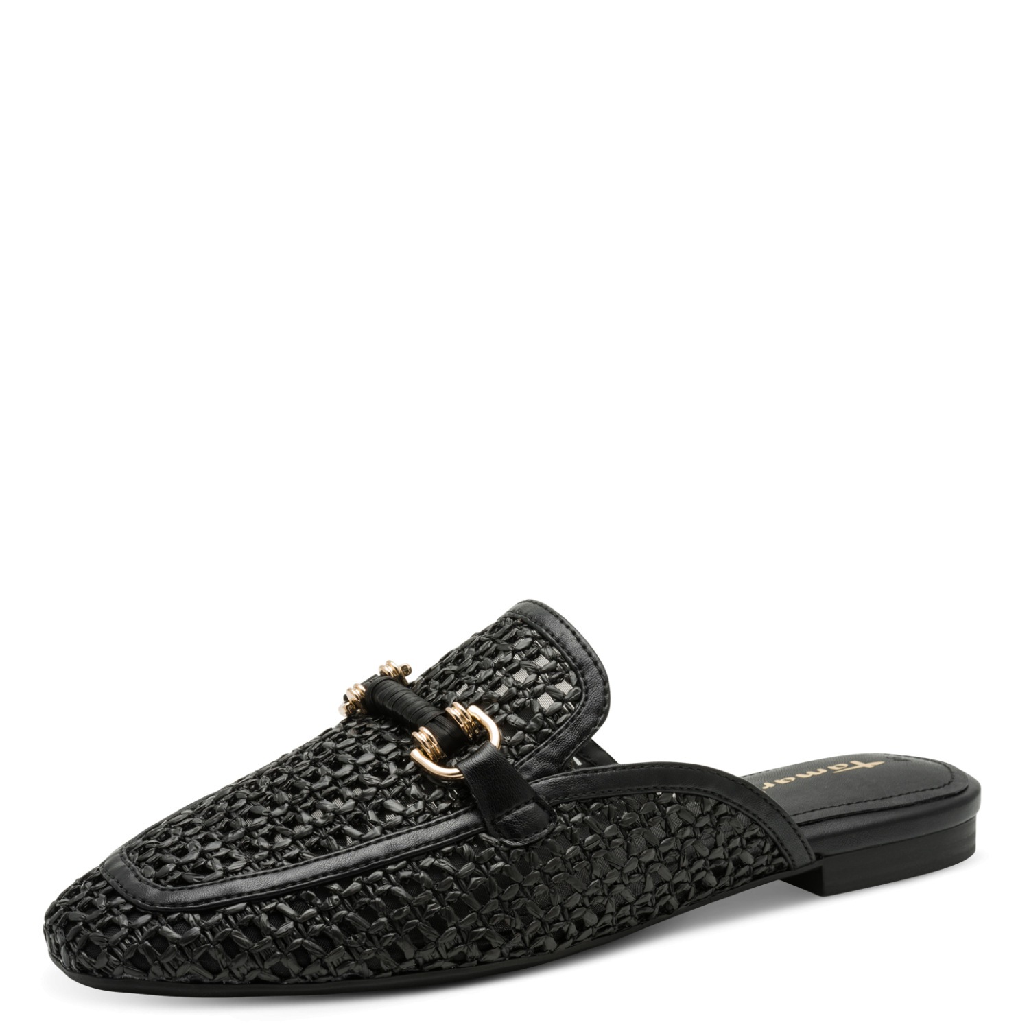 Tamaris Sabot  , Blockabsatz, Schlupfschuh, Businessschuh mit Schmuckelelment