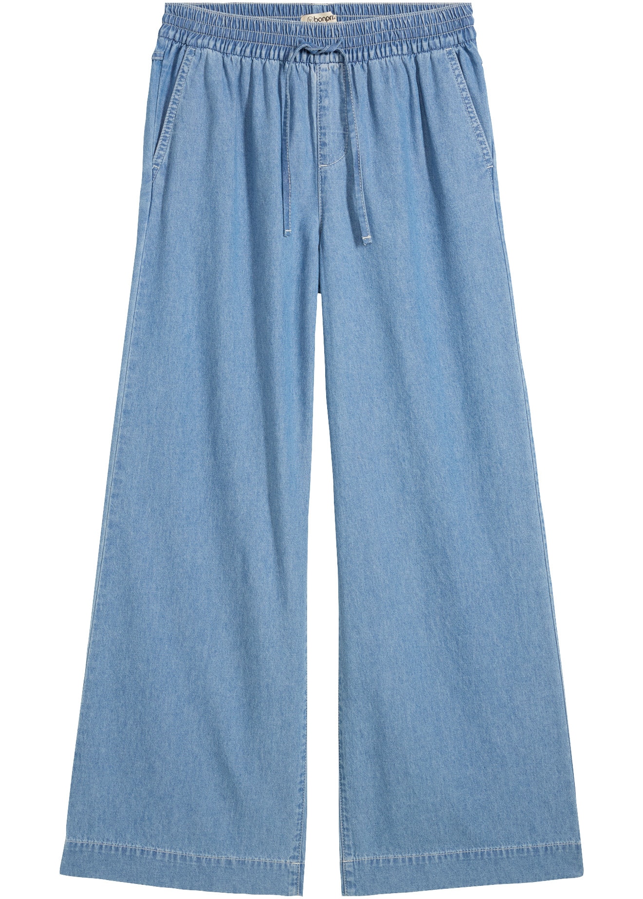 bonprix Weite Jeans mit Gummibund, Loose Fit, aus reiner Baumwolle