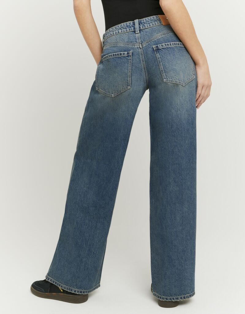 Tally Weijl Low-rise-Jeans »SPADEDODA« aus hochwertigem Baumwoll-Lyocell-Mix, tief geschnitten in weitem Fit
