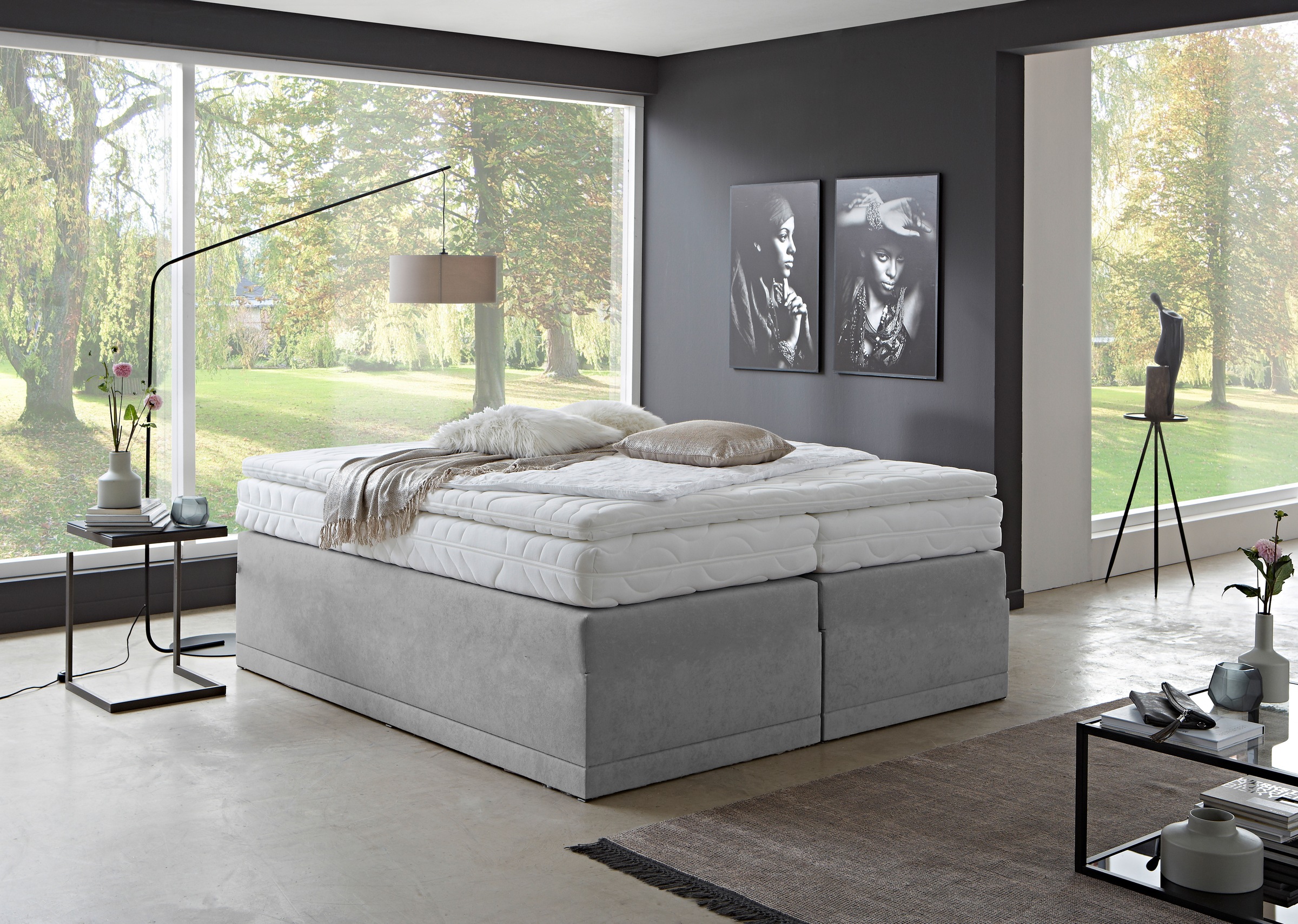 Westfalia Schlafkomfort Boxspringbett »Ibiza in den Breiten 160x200, 180x20 günstig online kaufen