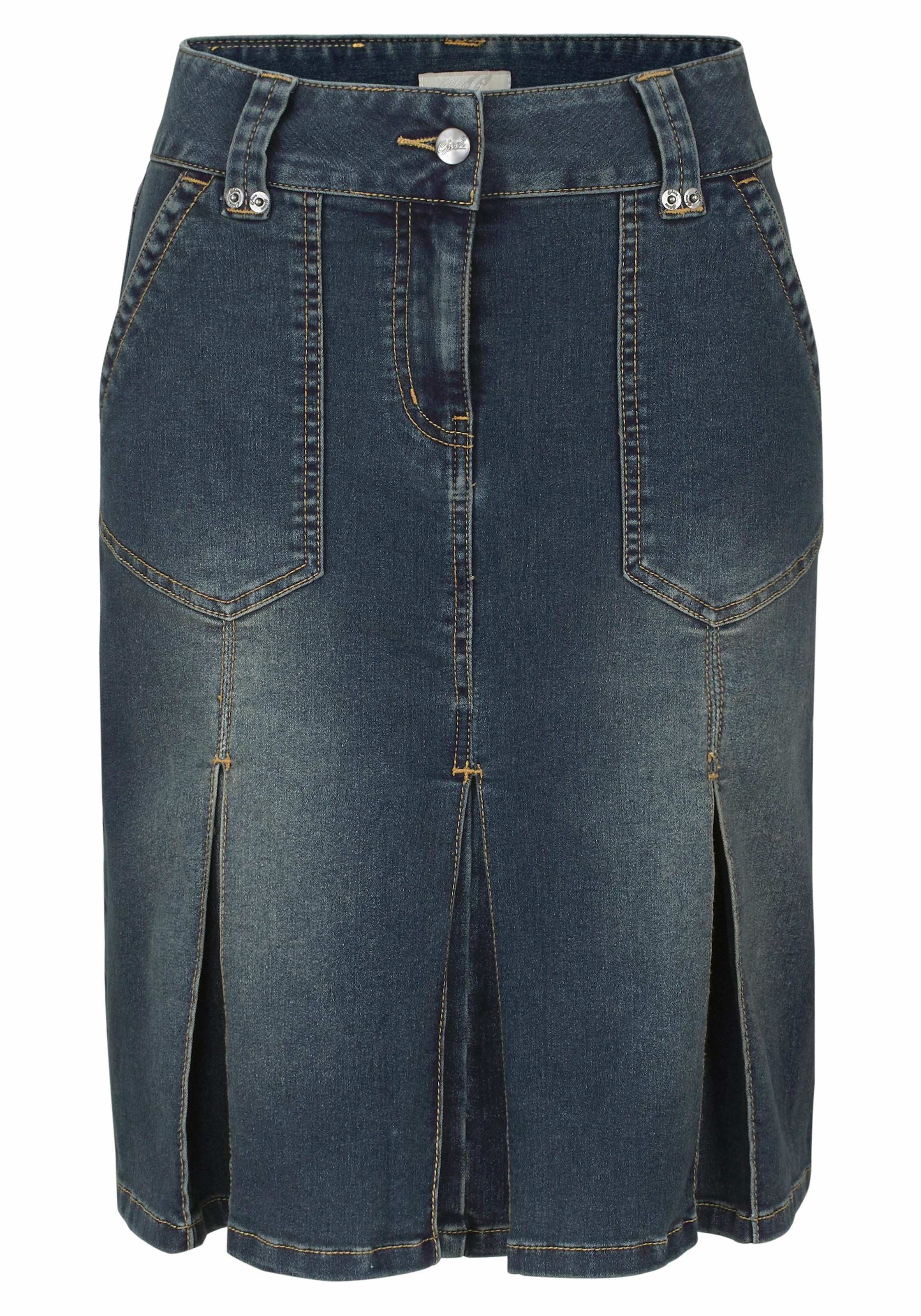 eingelegten Aniston CASUAL Online-Shop mit Jeansrock, im bestellen Falten